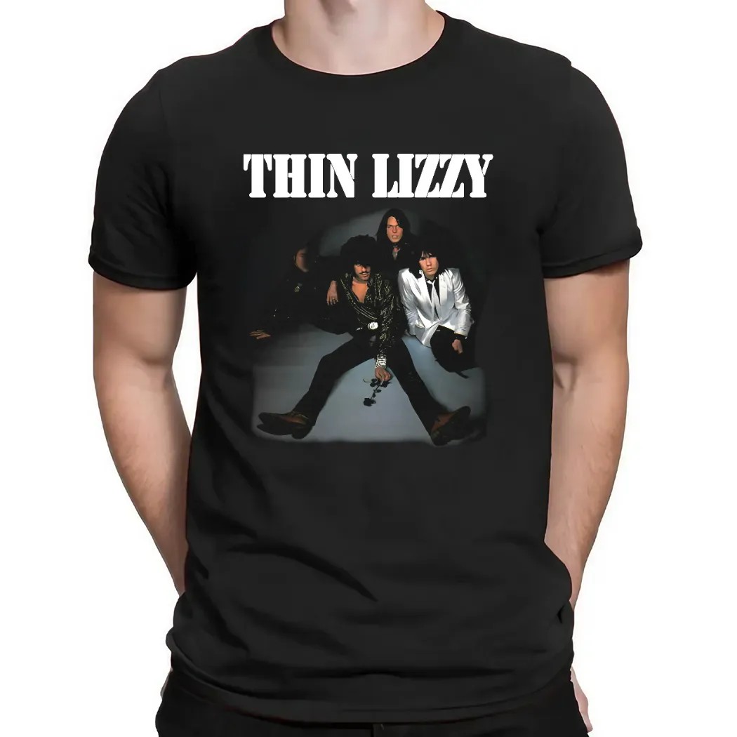 Thin Lizzy Rock Band Album Tour Concert T Shirt