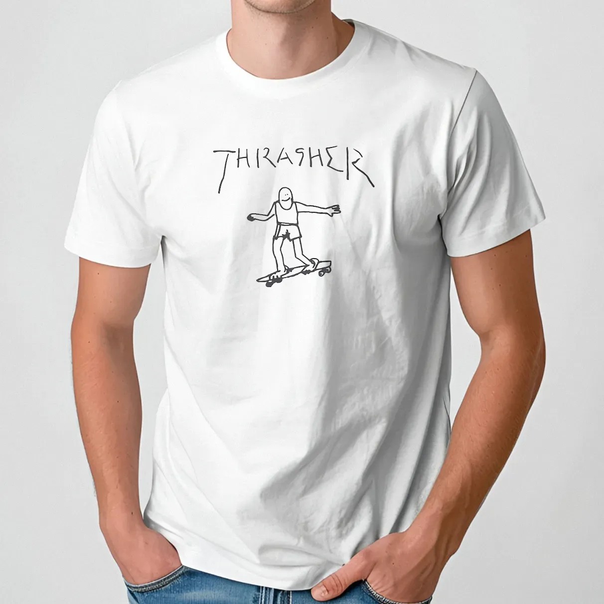 Thrasher Gonz Skateboard T Shirt