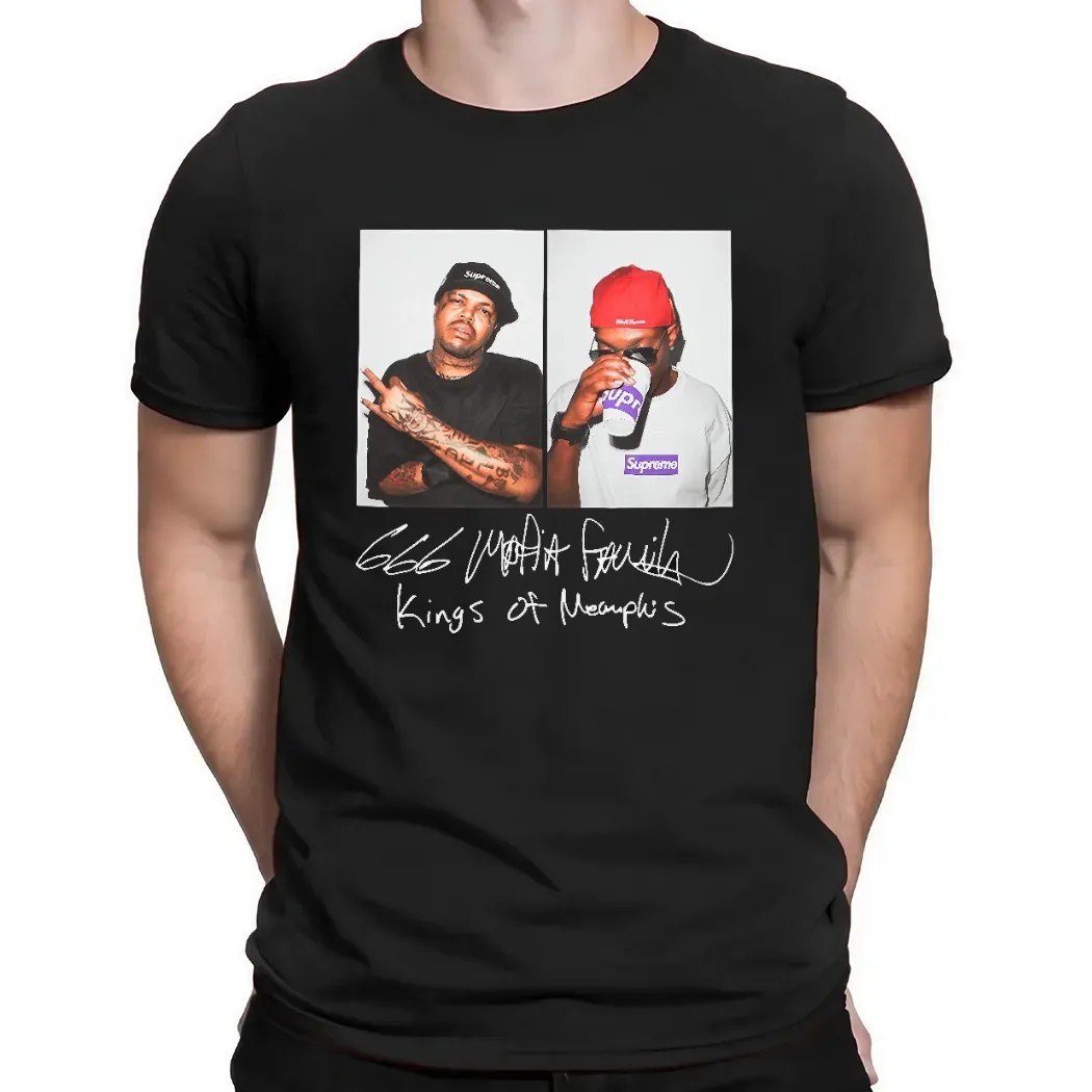 Three 6 Mafia King Of Memphis Photo T Shirt