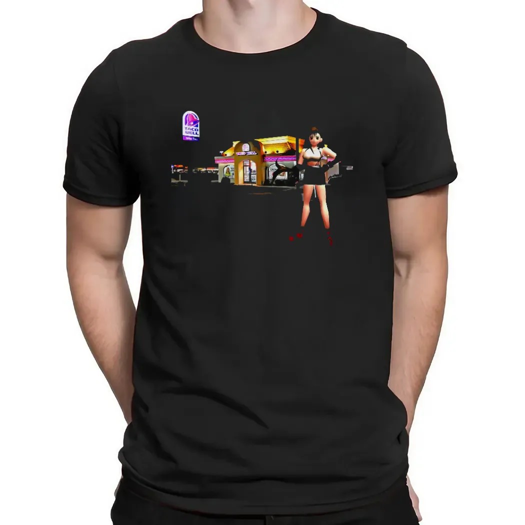 Tifa Lockhart At Taco Bell T Shirt