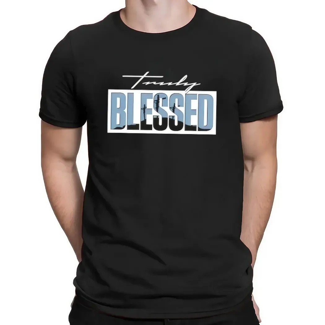 Truly Blessed Christ Cross T Shirt