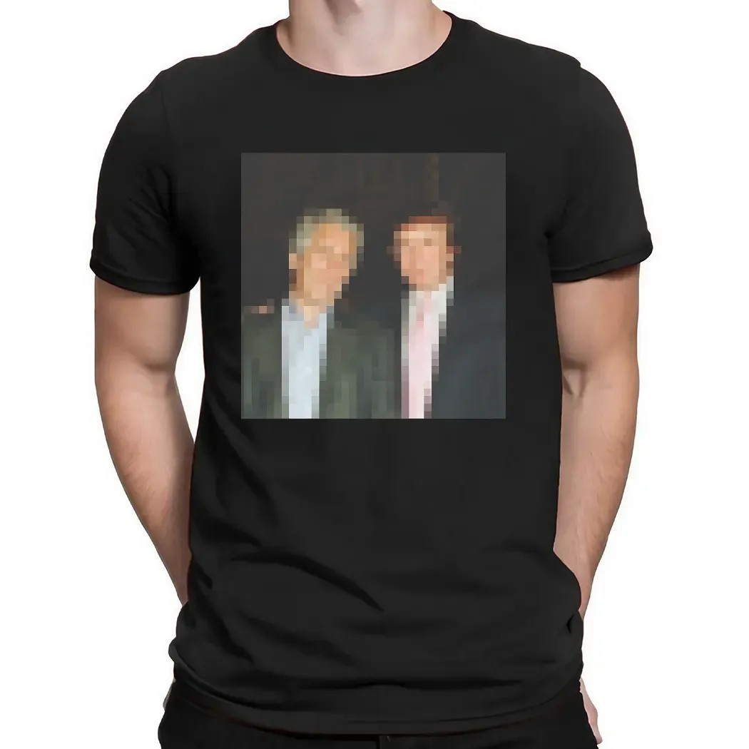 Trump Epstein Blurred Photo T Shirt