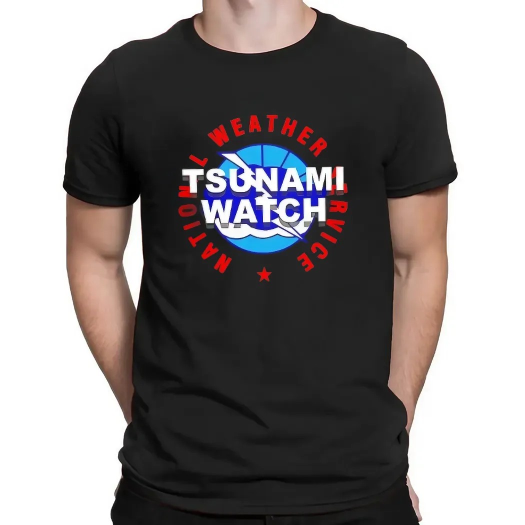 Tsunami Watch National Weather Service Logo T Shirt