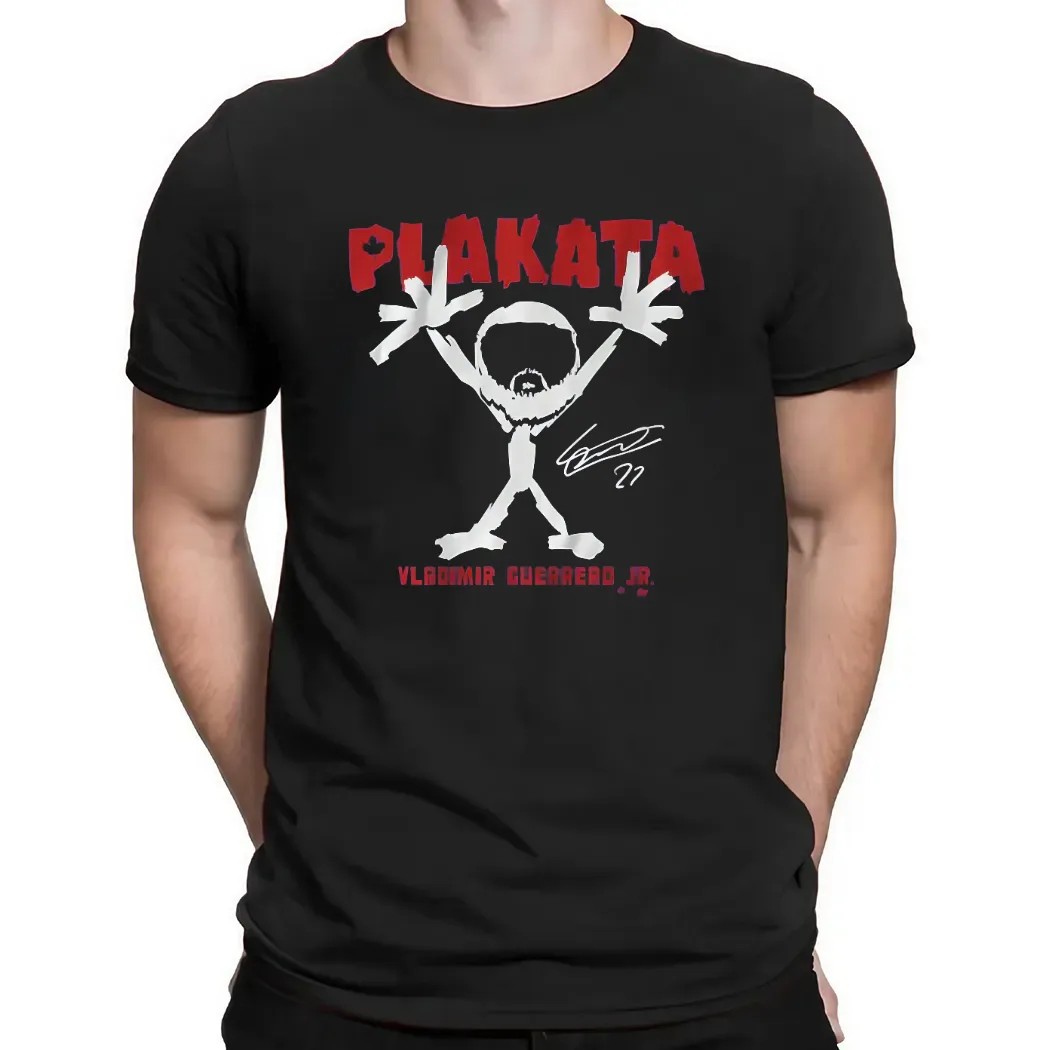 Vladimir Guerrero Jr Plakata Stickman Signature T Shirt