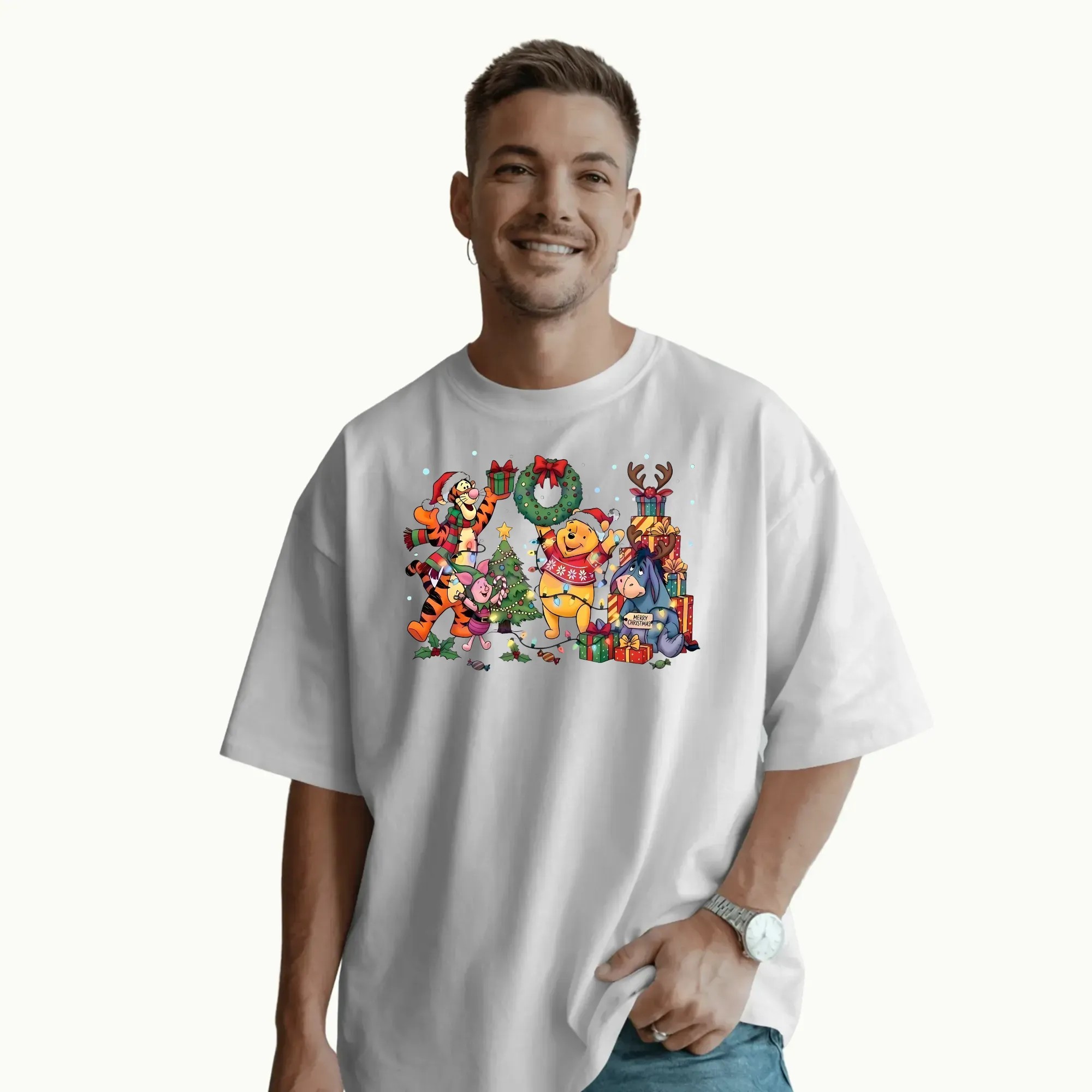 Winnie The Pooh And Friends Christmas Tree T Shirt