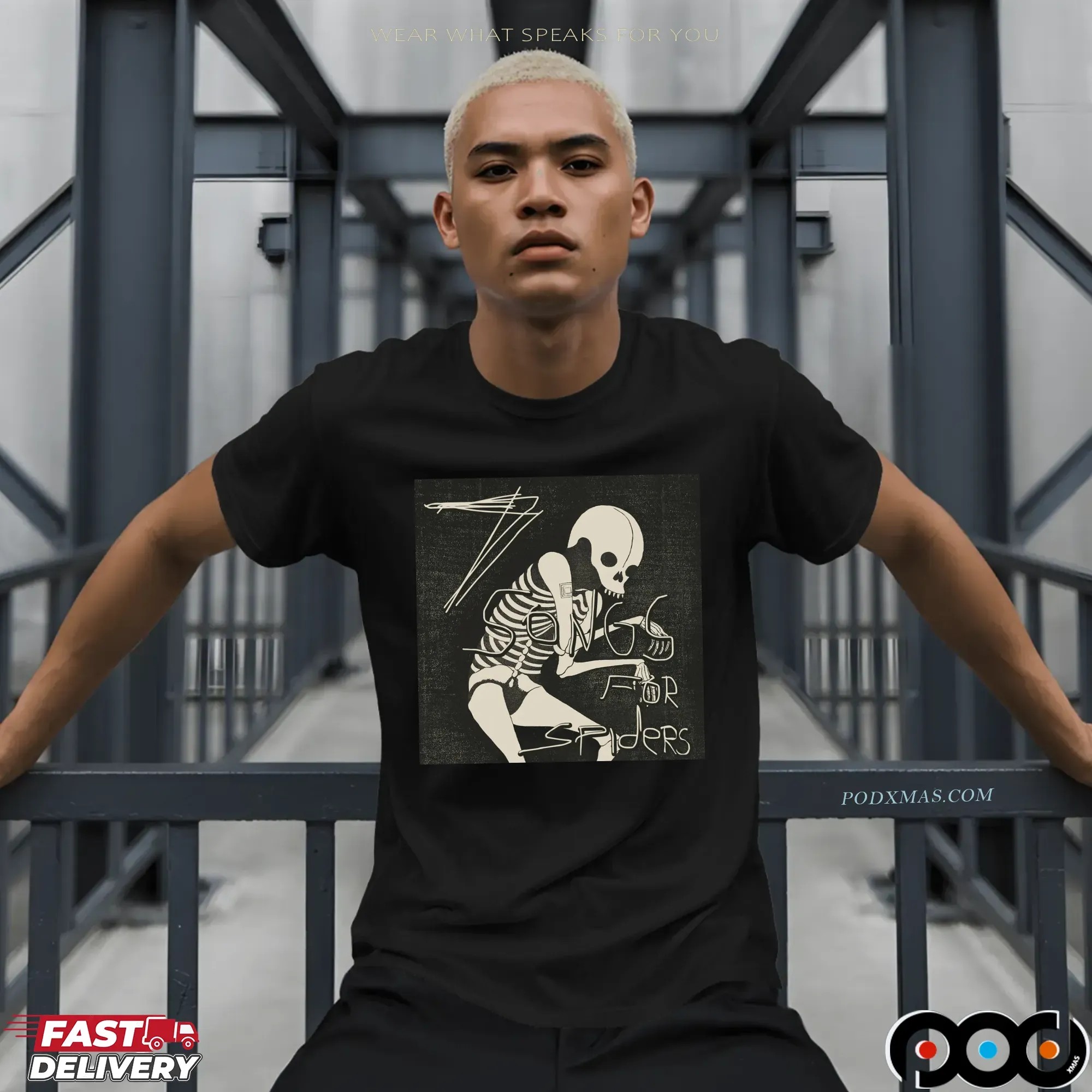 7 Song's For Spiders Album Cover T Shirt 9 7 Song's For Spiders Album Cover T Shirt