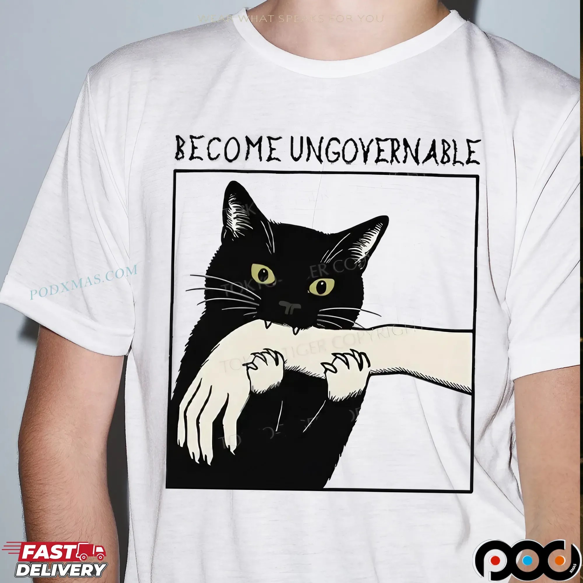 Become Ungovernable Black Cat Biting Meme T Shirt 9 Become Ungovernable Black Cat Biting Meme T Shirt