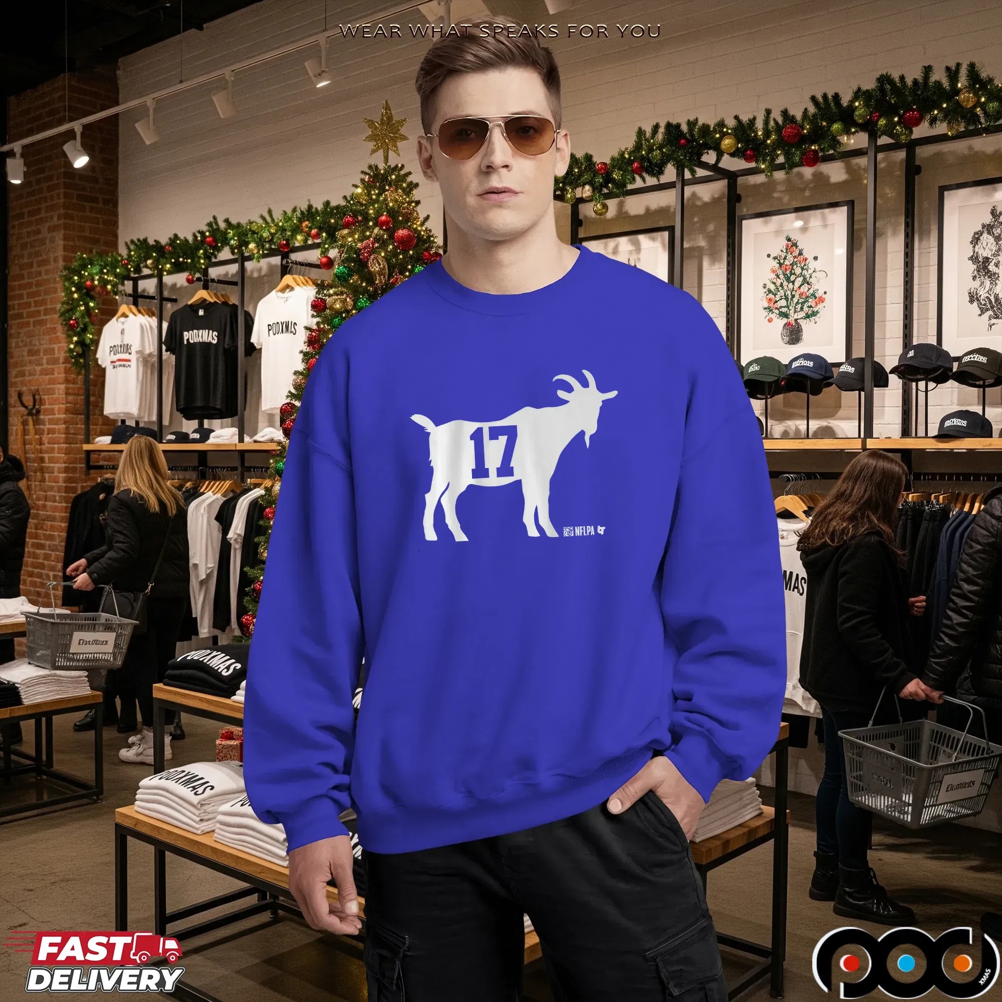 Buffalo Bills Josh Allen GOAT 17 T Shirt 3 Buffalo Bills Josh Allen GOAT 17 T Shirt