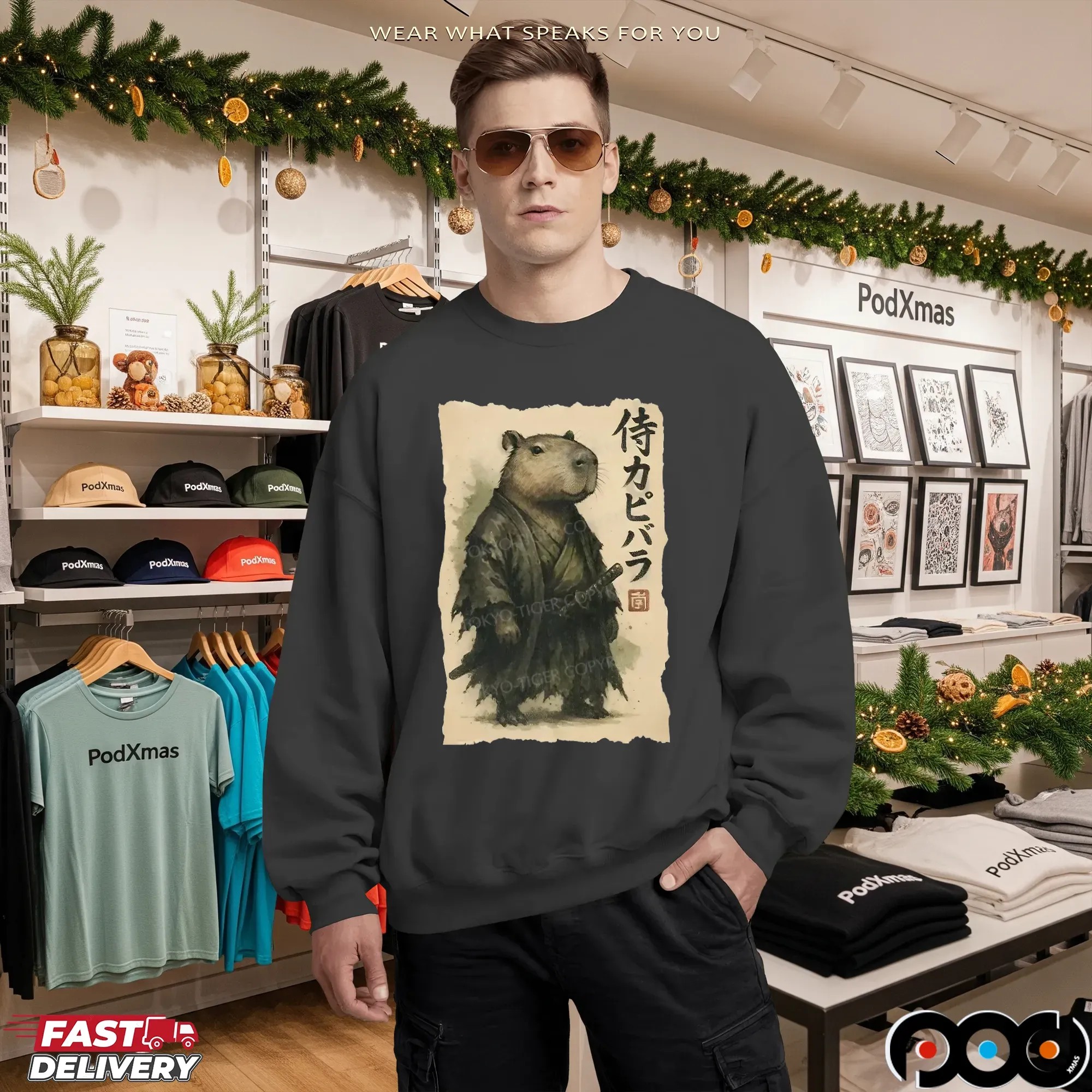 Capybara Samurai Classic T-Shirt 10 Capybara Samurai Classic T-Shirt