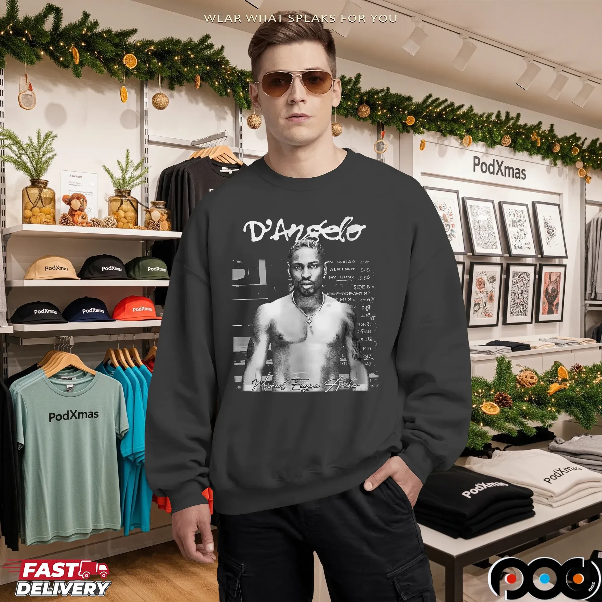 D'angelo RIP Legend Music Portrait T Shirt 10 D'angelo RIP Legend Music Portrait T Shirt