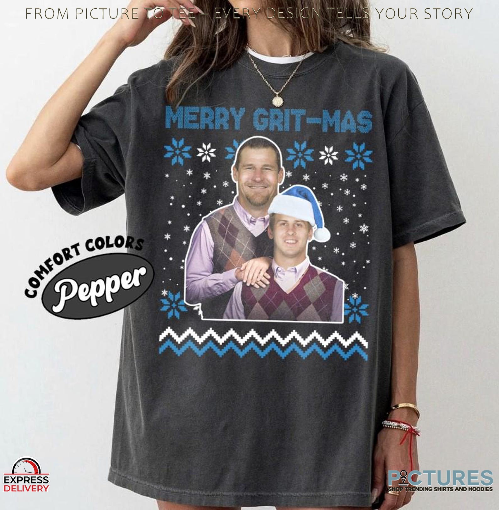 Dan Campbell & Jared Goff Merry Grit-Mas Detroit Football Step Brothers Meme T Shirt 1 Dan Campbell & Jared Goff Merry Grit-Mas Detroit Football Step Brothers Meme T Shirt