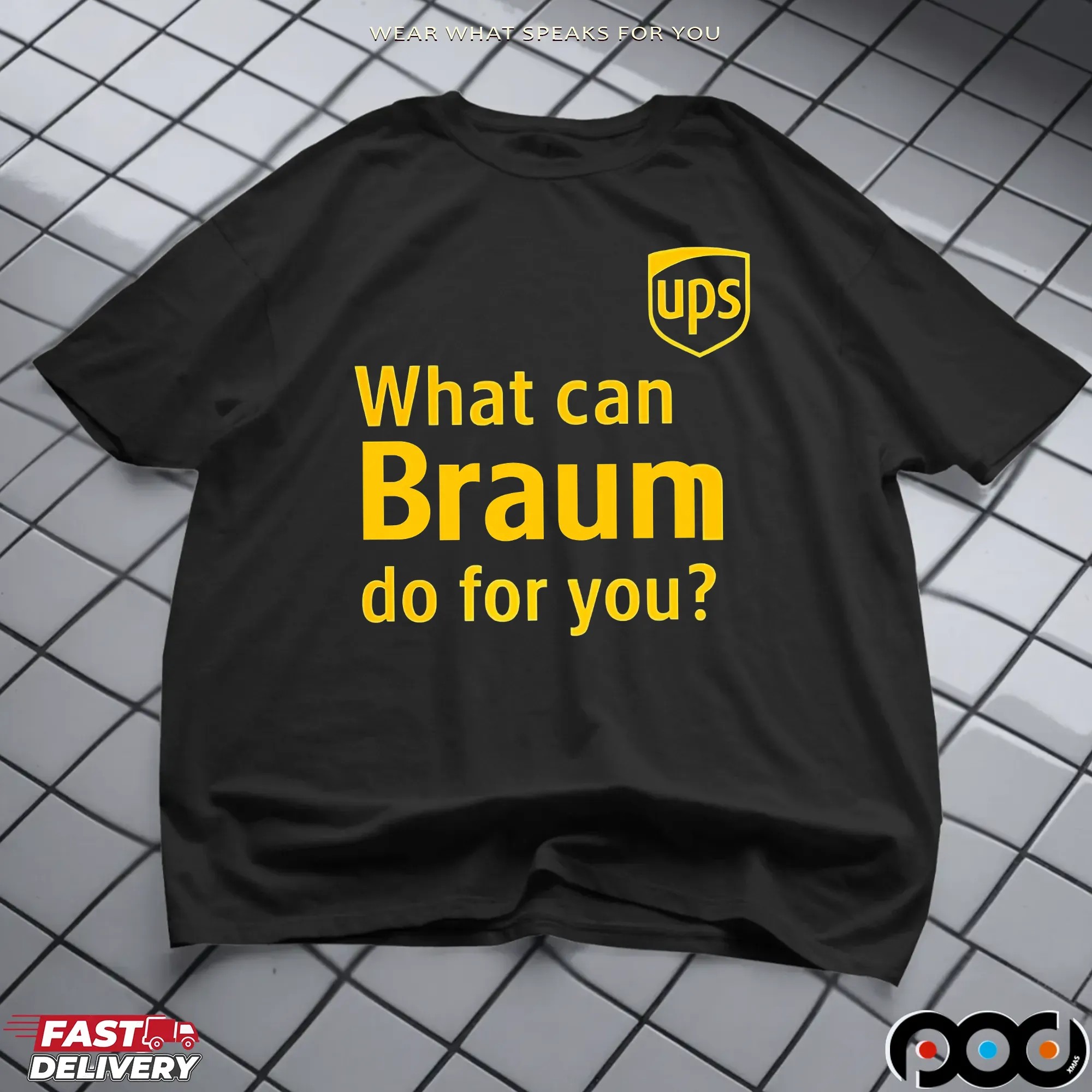 Denver Nuggets Basketball Ups What Can Braun Do For You T Shirt