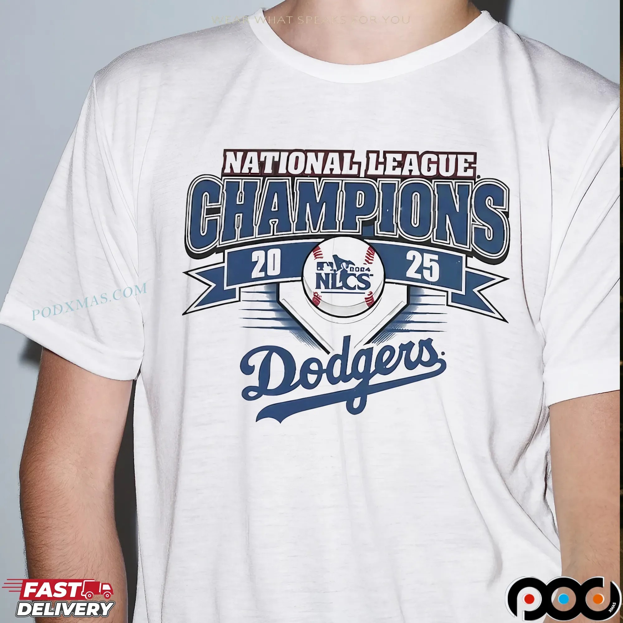 Dodgers National League Champions 2025 T Shirt 1 Dodgers National League Champions 2025 T Shirt