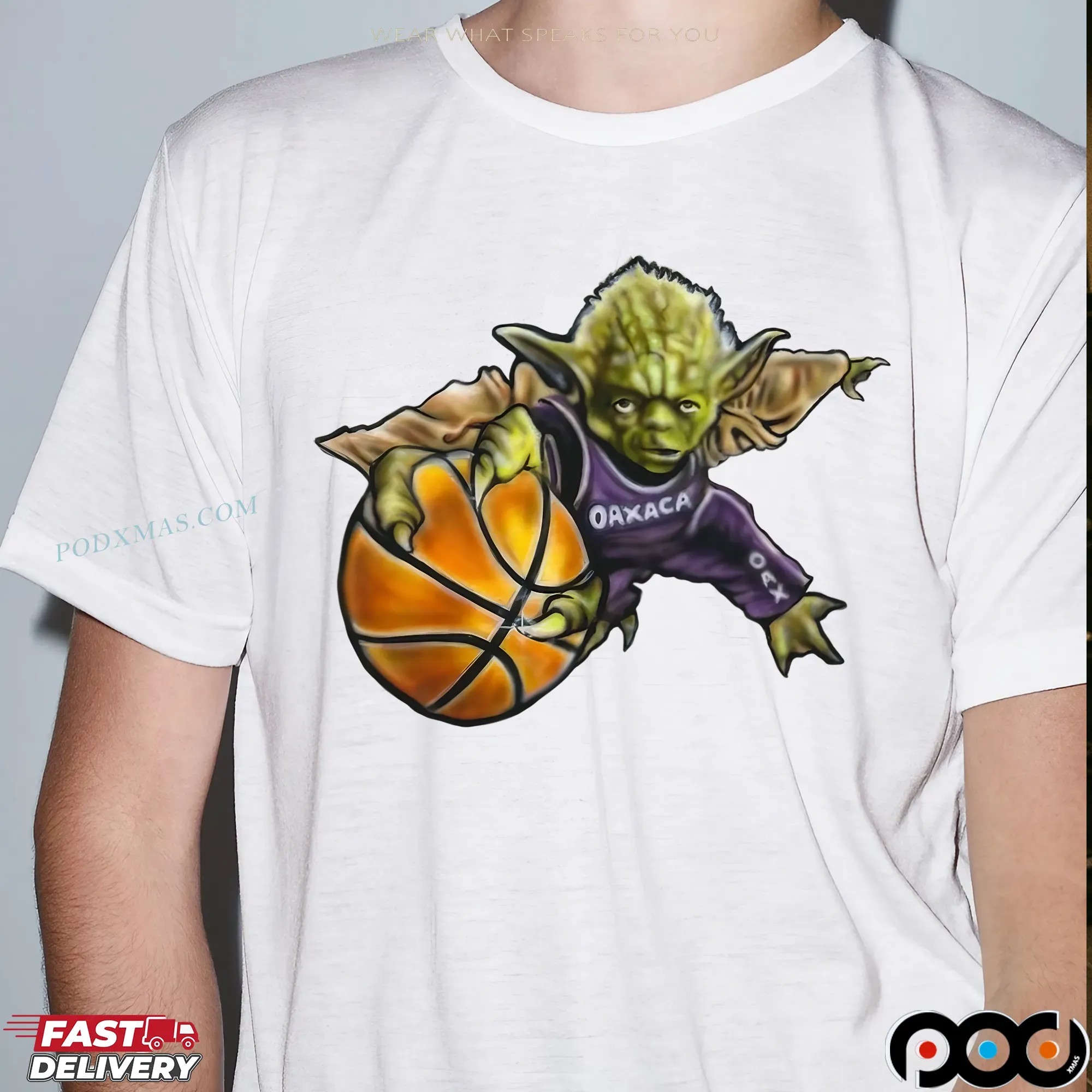 Dunk Yoda Basketball Graphic T Shirt
