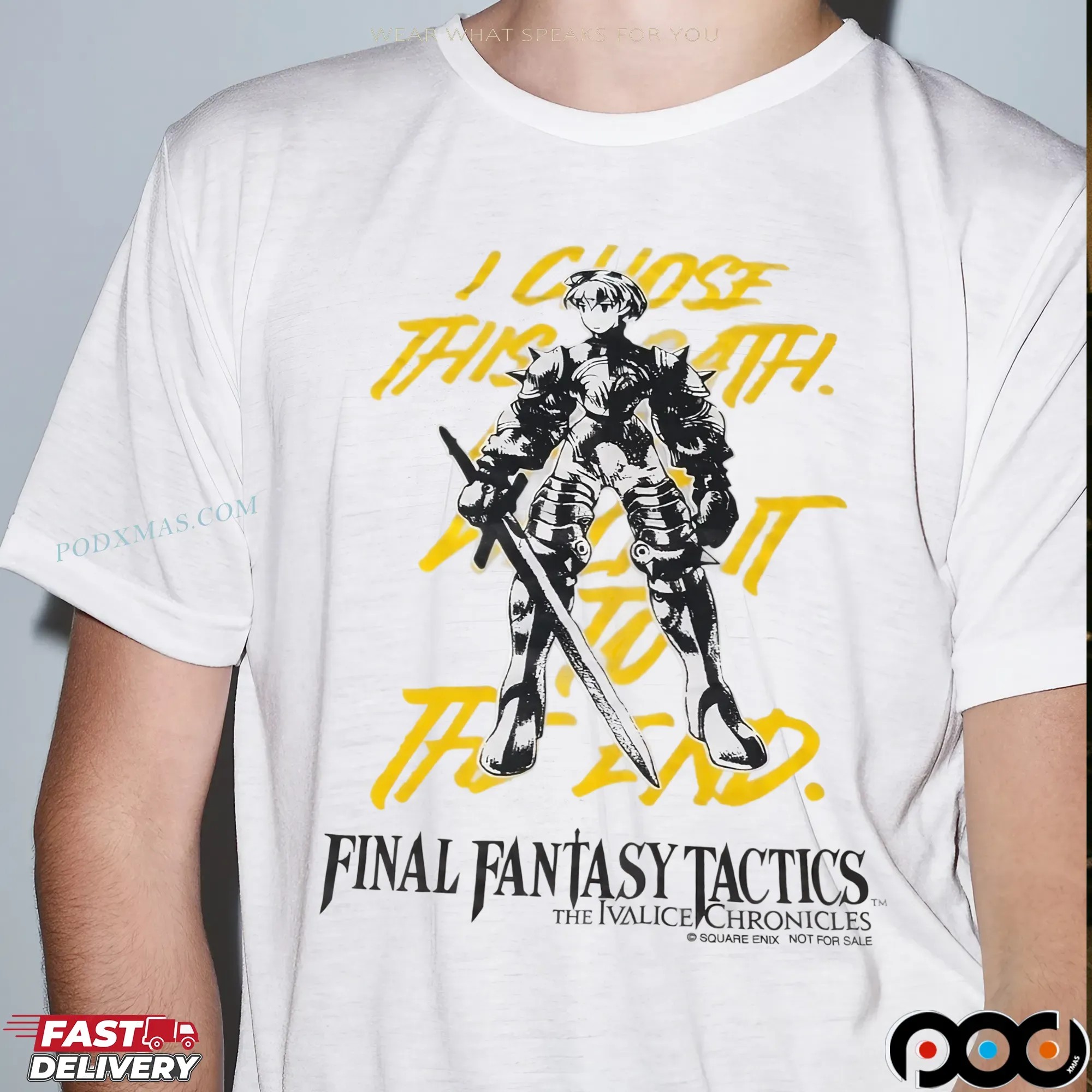 Final Fantasy Tactics The Ivalice Chronicles Knight I Chose This Path T Shirt 11 Final Fantasy Tactics The Ivalice Chronicles Knight I Chose This Path T Shirt