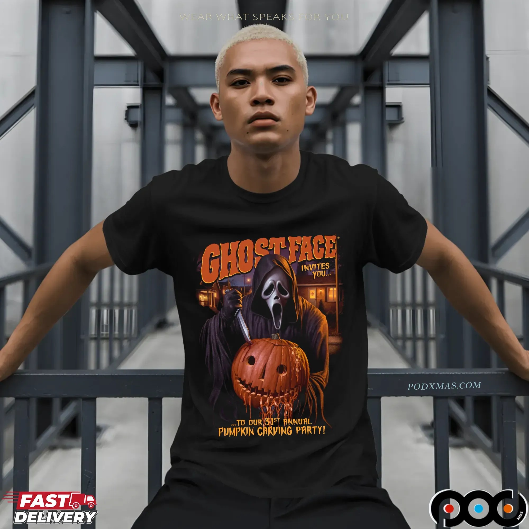 Ghostface Invites You To Our 31st Annual Pumpkin Carving Halloween Party T Shirt 9 Ghostface Invites You To Our 31st Annual Pumpkin Carving Halloween Party T Shirt