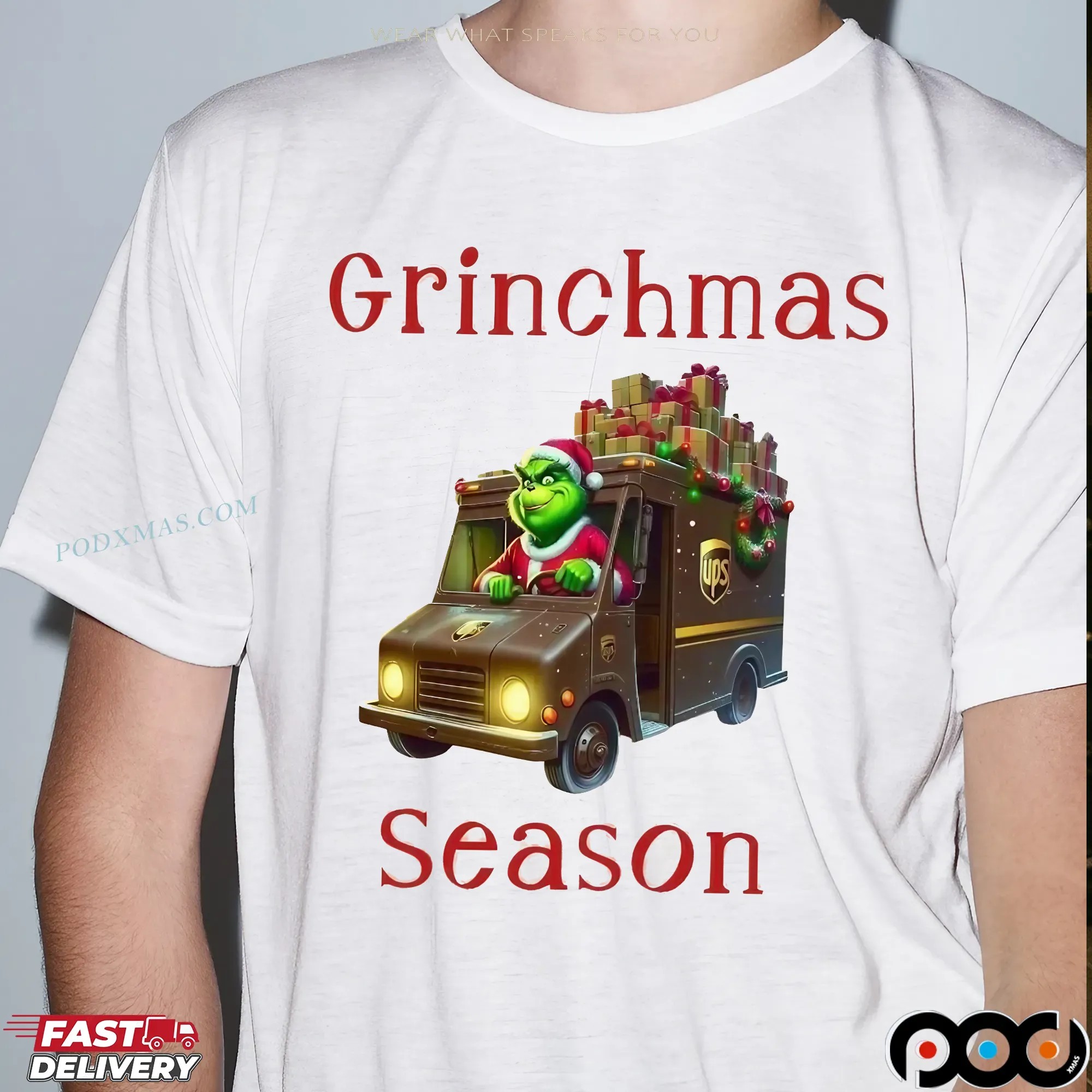 Grinchmas Season UPS Delivery Driver Christmas T Shirt 9 Grinchmas Season UPS Delivery Driver Christmas T Shirt