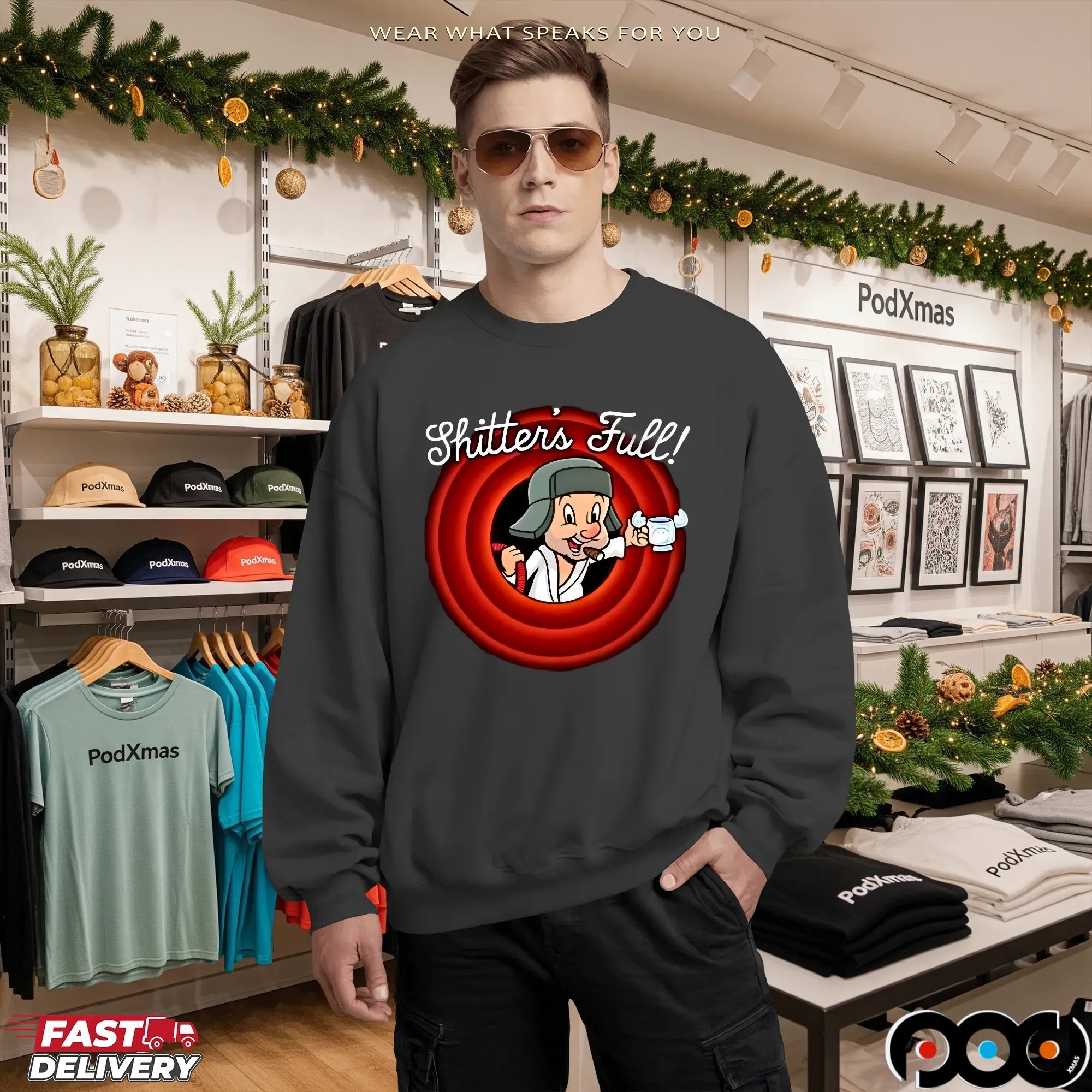 Griswold's Family Shitter's Full Cousin Eddie National Lampoon's Vacaction Cartoon Style T Shirt 10 Griswold's Family Shitter's Full Cousin Eddie National Lampoon's Vacaction Cartoon Style T Shirt