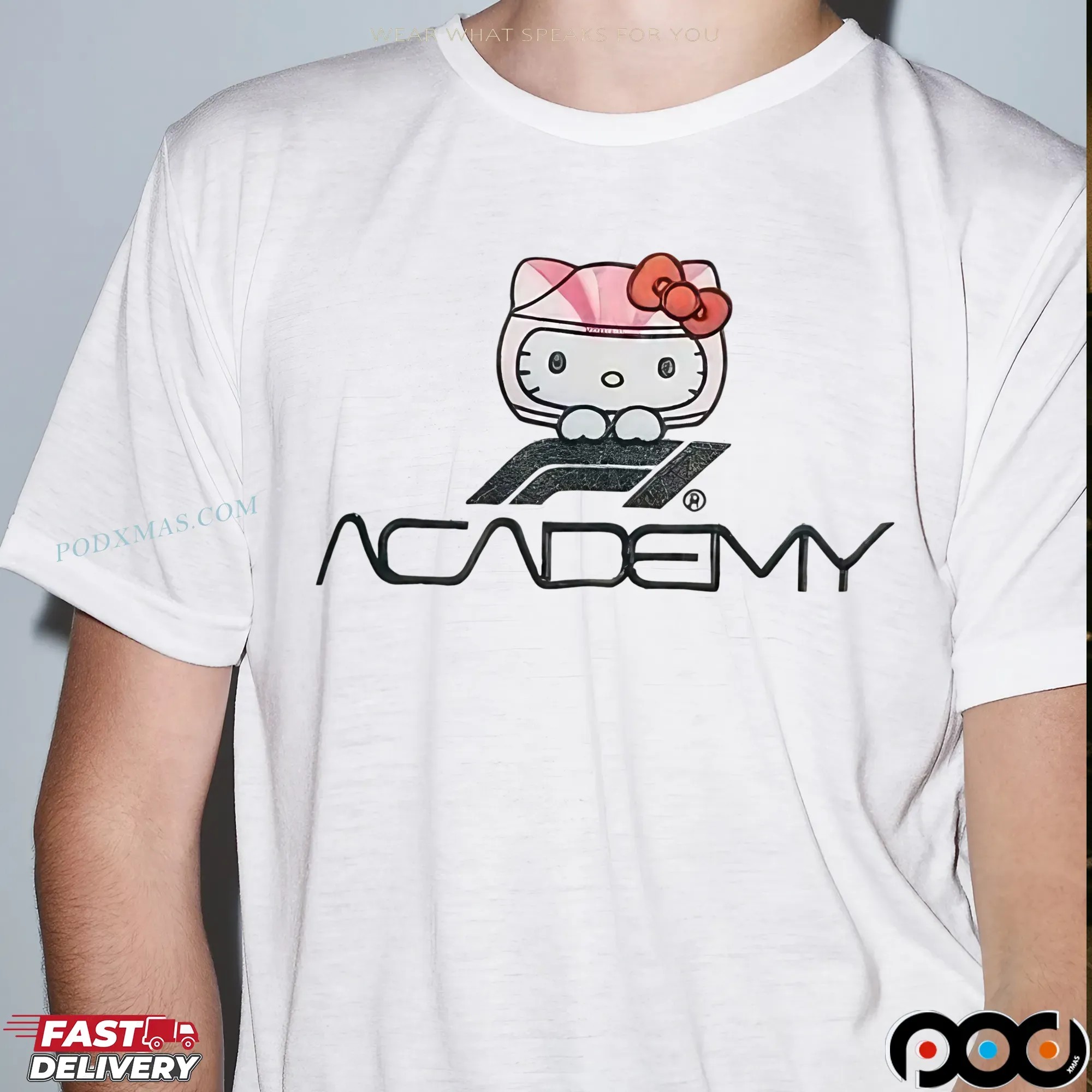 Hello Kitty F1 Academy Mashup T Shirt