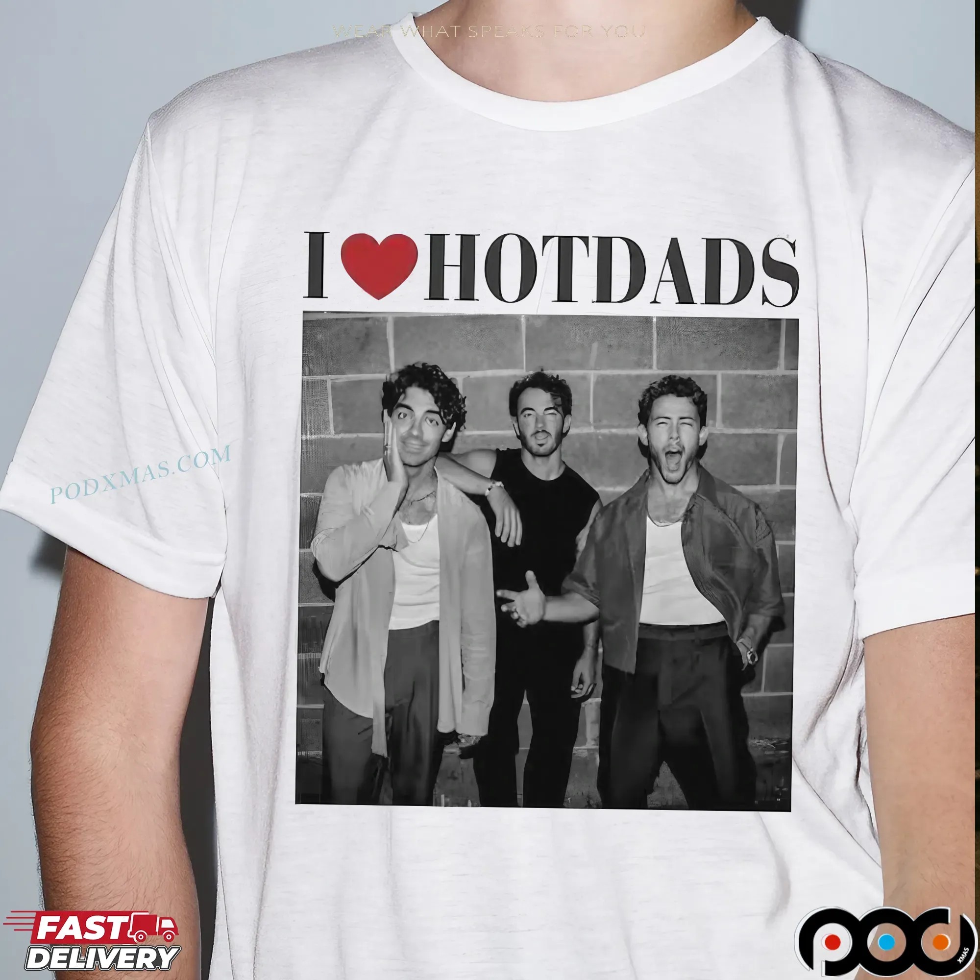 Jonas Brothers I Love Hot Dads T Shirt 9 Jonas Brothers I Love Hot Dads T Shirt