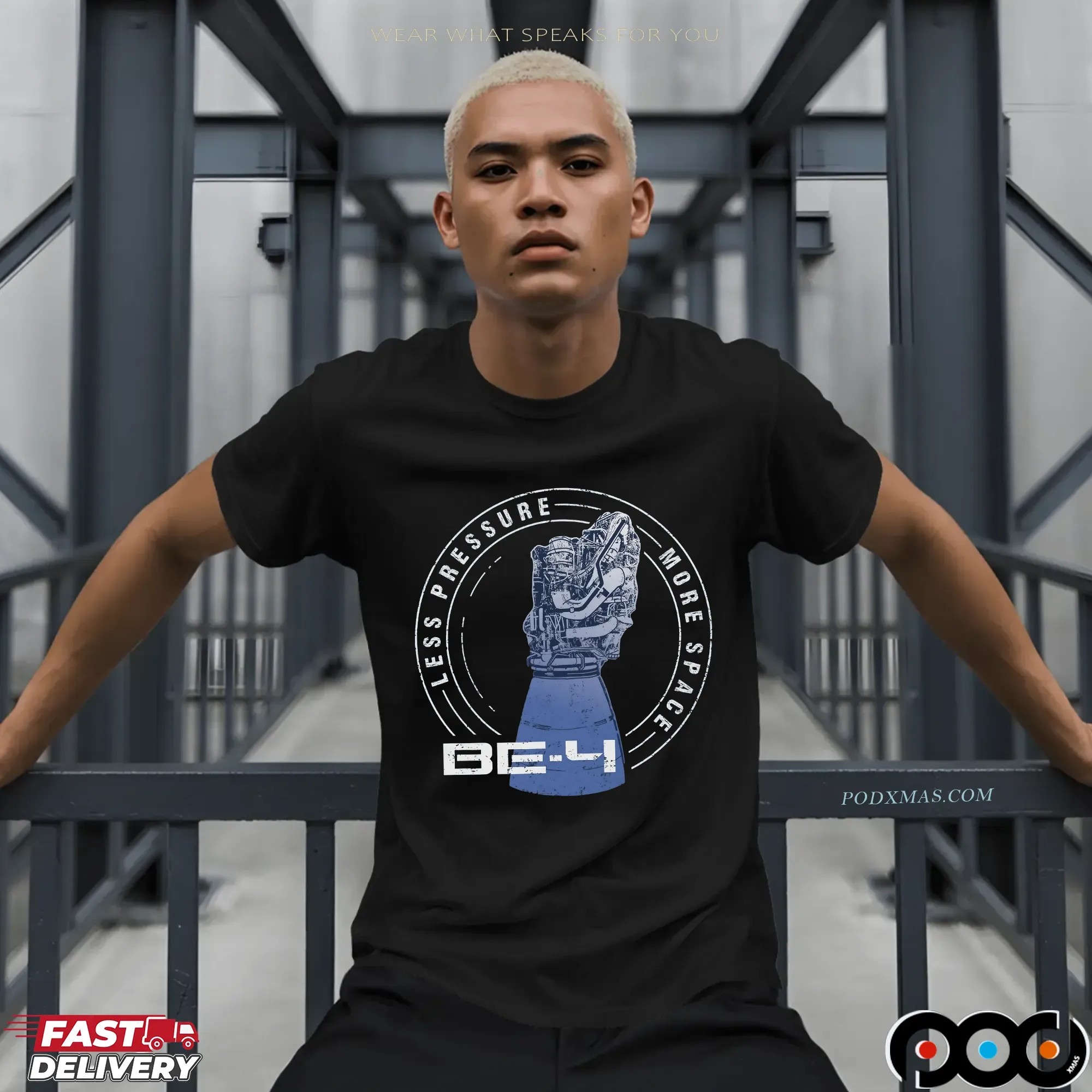 Less Pressure More Space BE-4 T Shirt 9 Less Pressure More Space BE-4 T Shirt