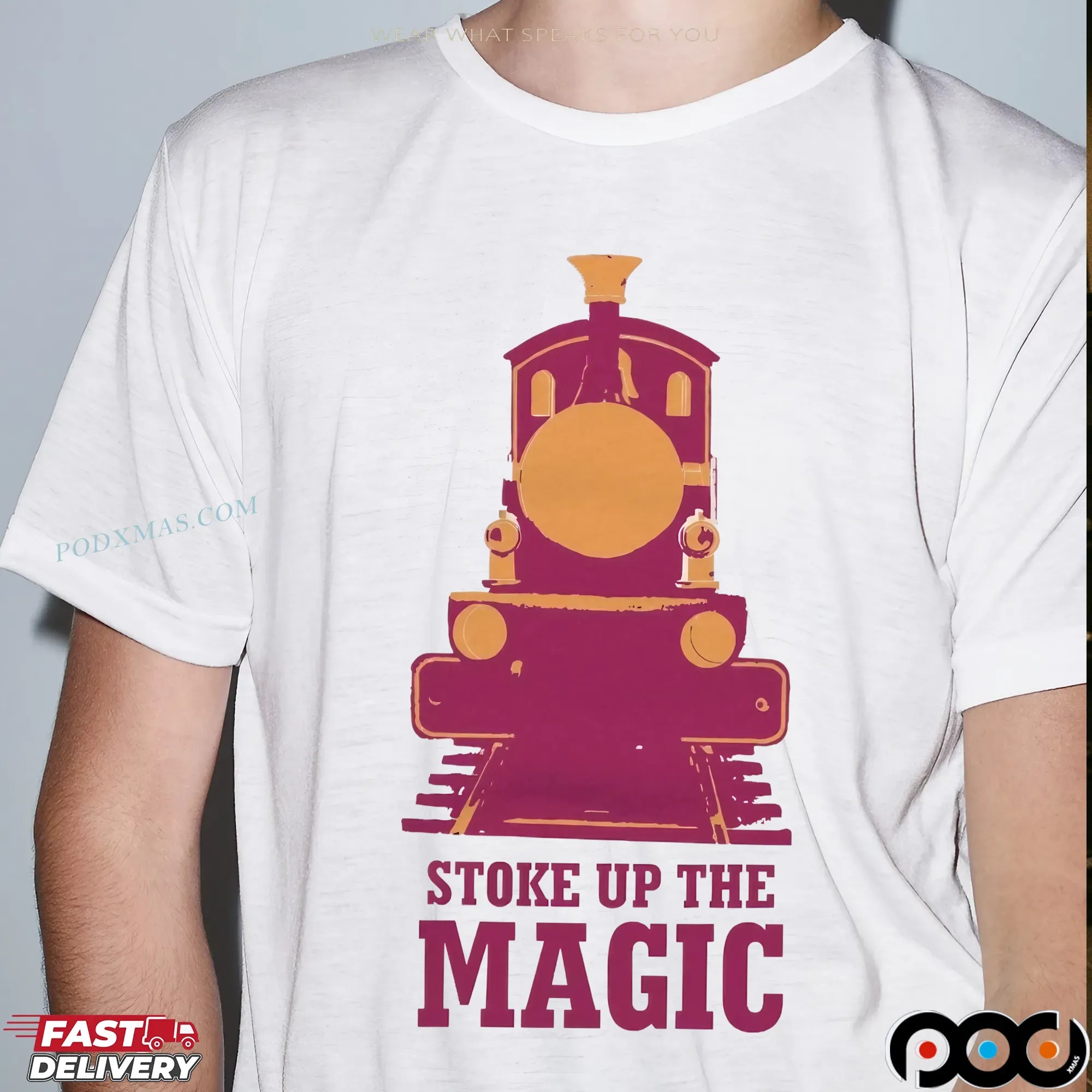 Magic Railroad Stoke Up The Magic Graphic T Shirt 11 Magic Railroad Stoke Up The Magic Graphic T Shirt