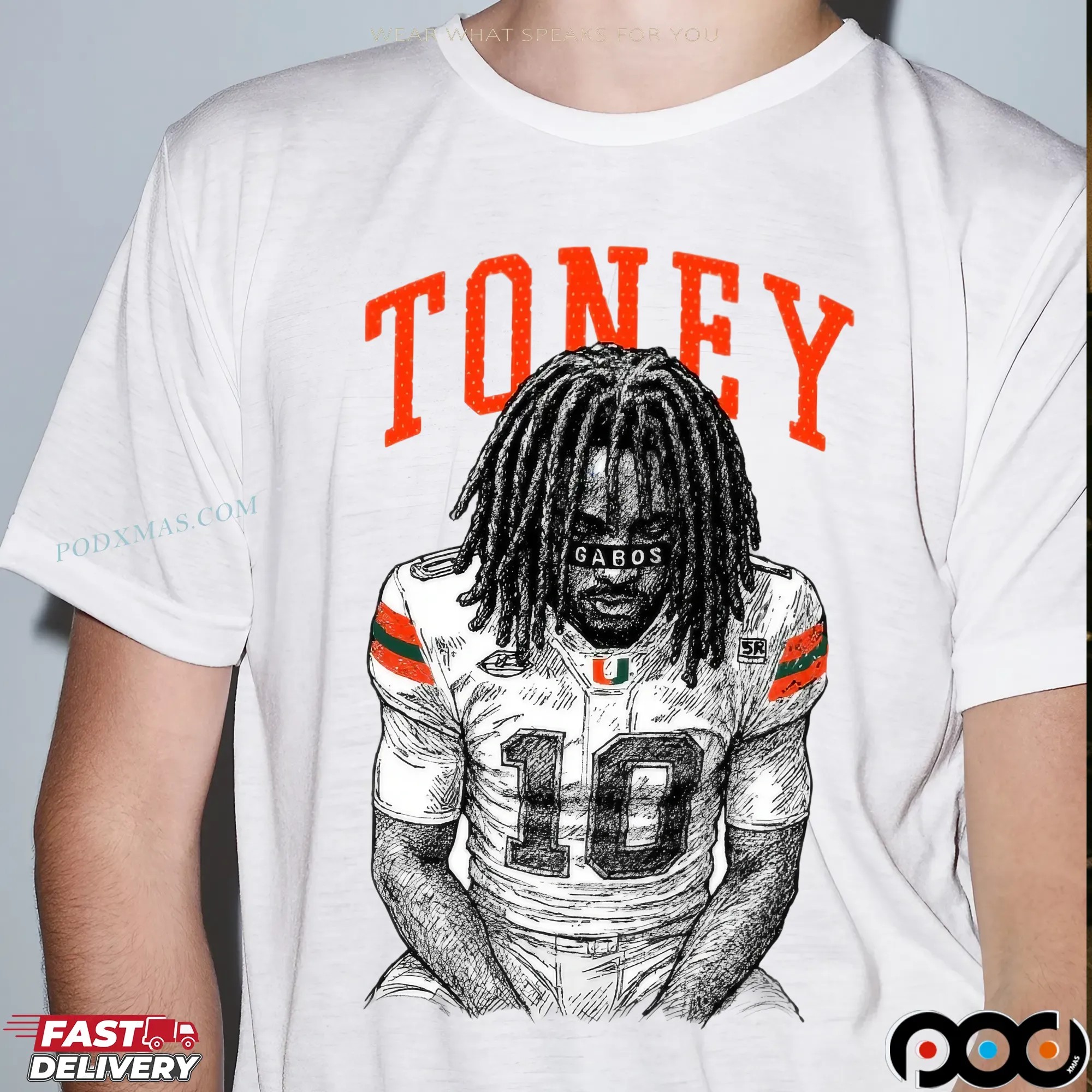 Malachi Toney Miami Hurricanes Football Gabos T Shirt 1 Malachi Toney Miami Hurricanes Football Gabos T Shirt