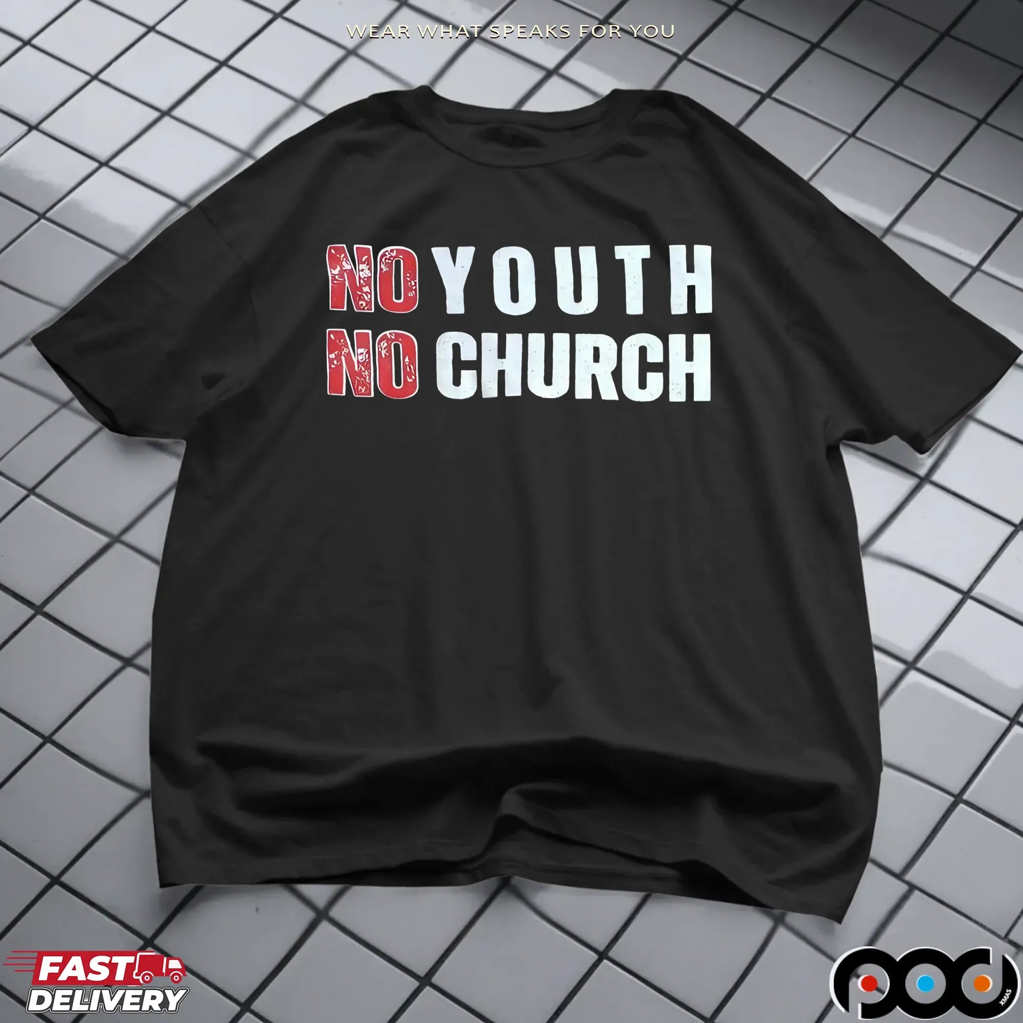 No Youth No Church T Shirt