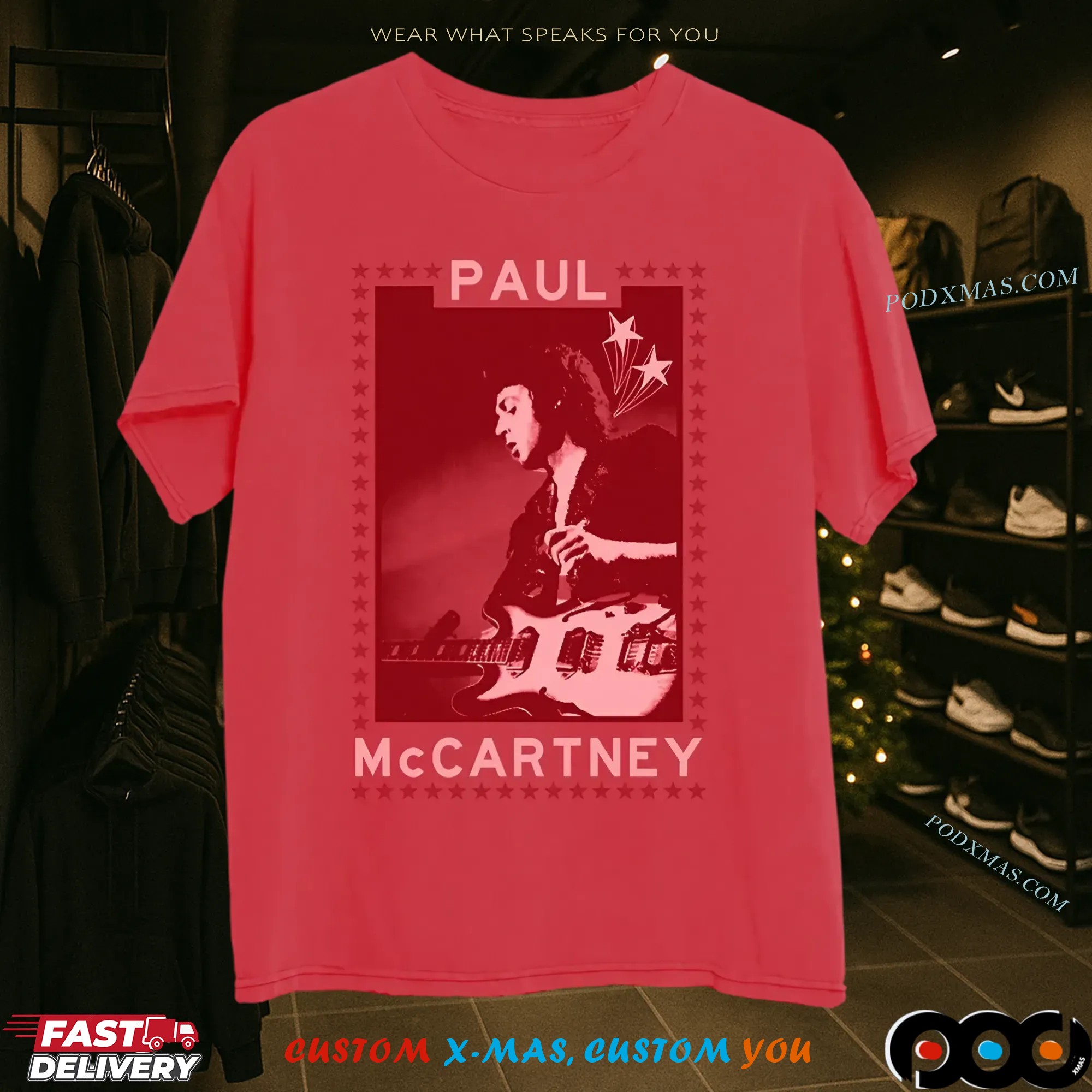 Paul McCartney Got Back Red T Shirt 1 Paul McCartney Got Back Red T Shirt
