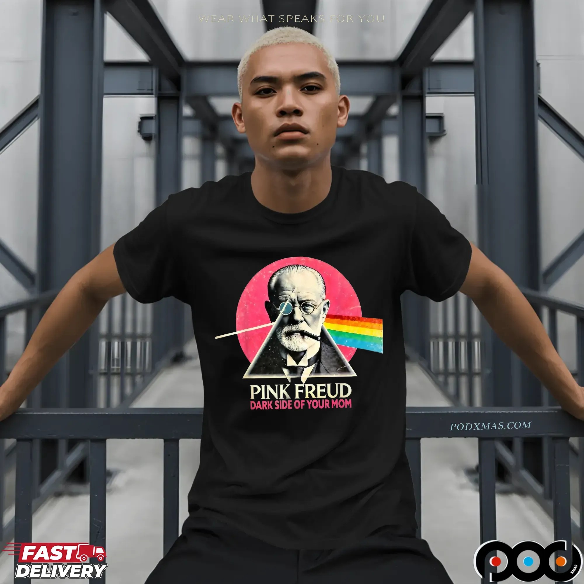 Pink Freud Dark Side of Your Mom Psychology Graphic T Shirt 9 Pink Freud Dark Side of Your Mom Psychology Graphic T Shirt