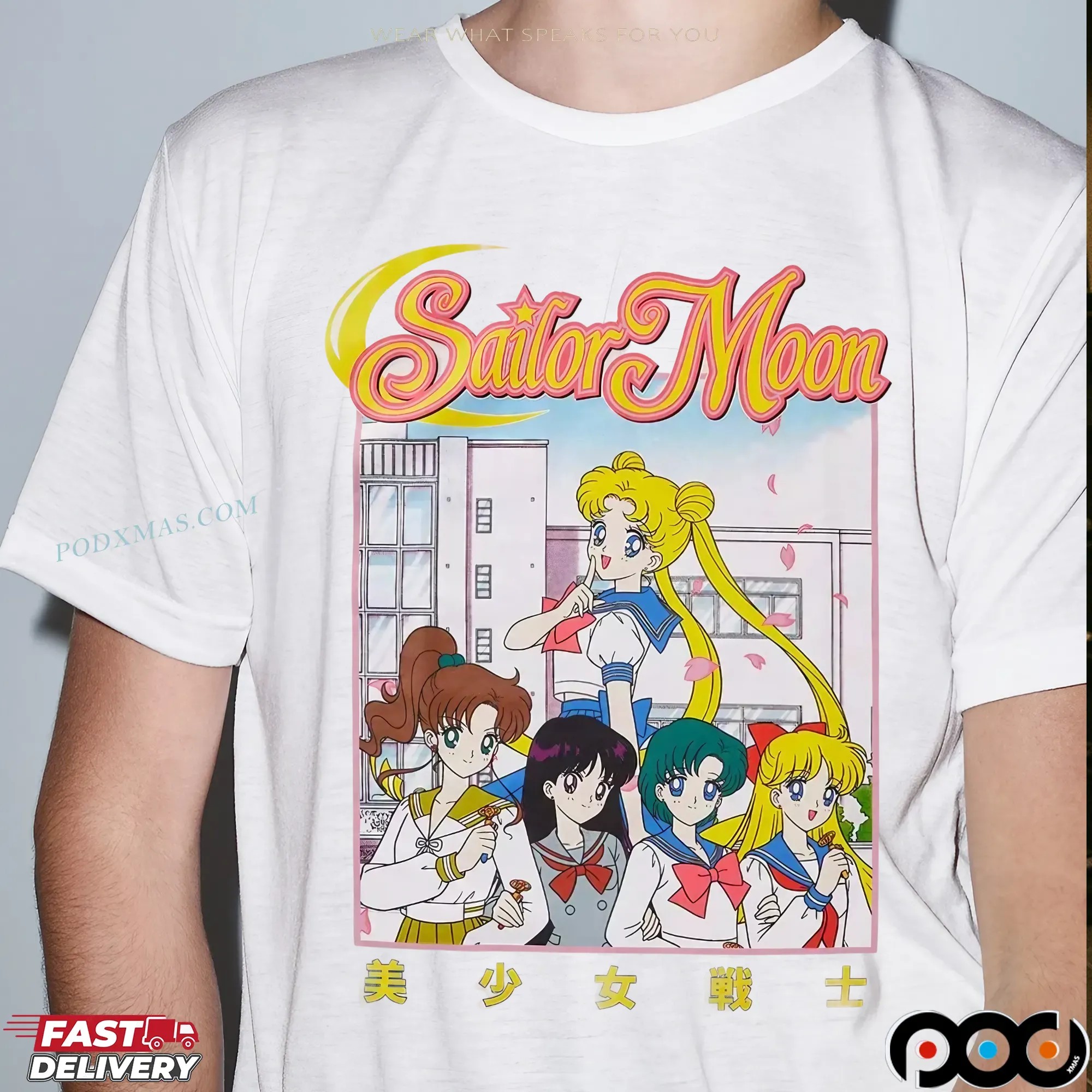 Pretty Guardian Sailor Moon Cherry Blossom T Shirt