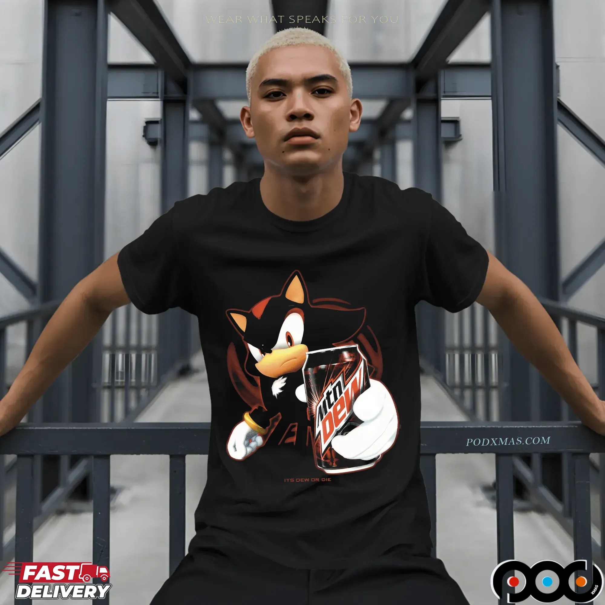 Shadow The Hedgehog Mtn Dew Energy Its Dew Or Die Sonic Mashup T Shirt 1 Shadow The Hedgehog Mtn Dew Energy Its Dew Or Die Sonic Mashup T Shirt