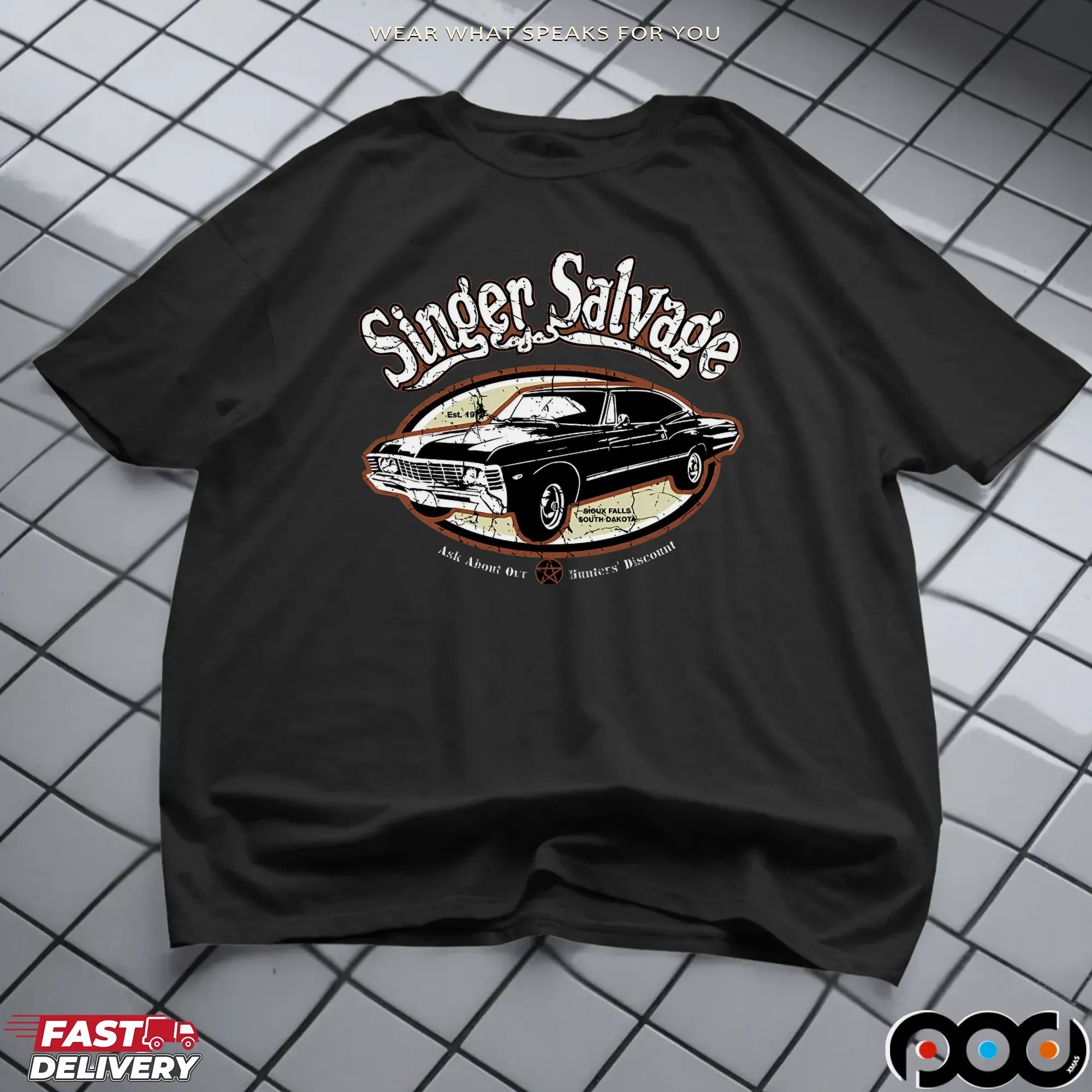 Singer Salvage Ask About Our Hunter's Discount Car Lover T Shirt