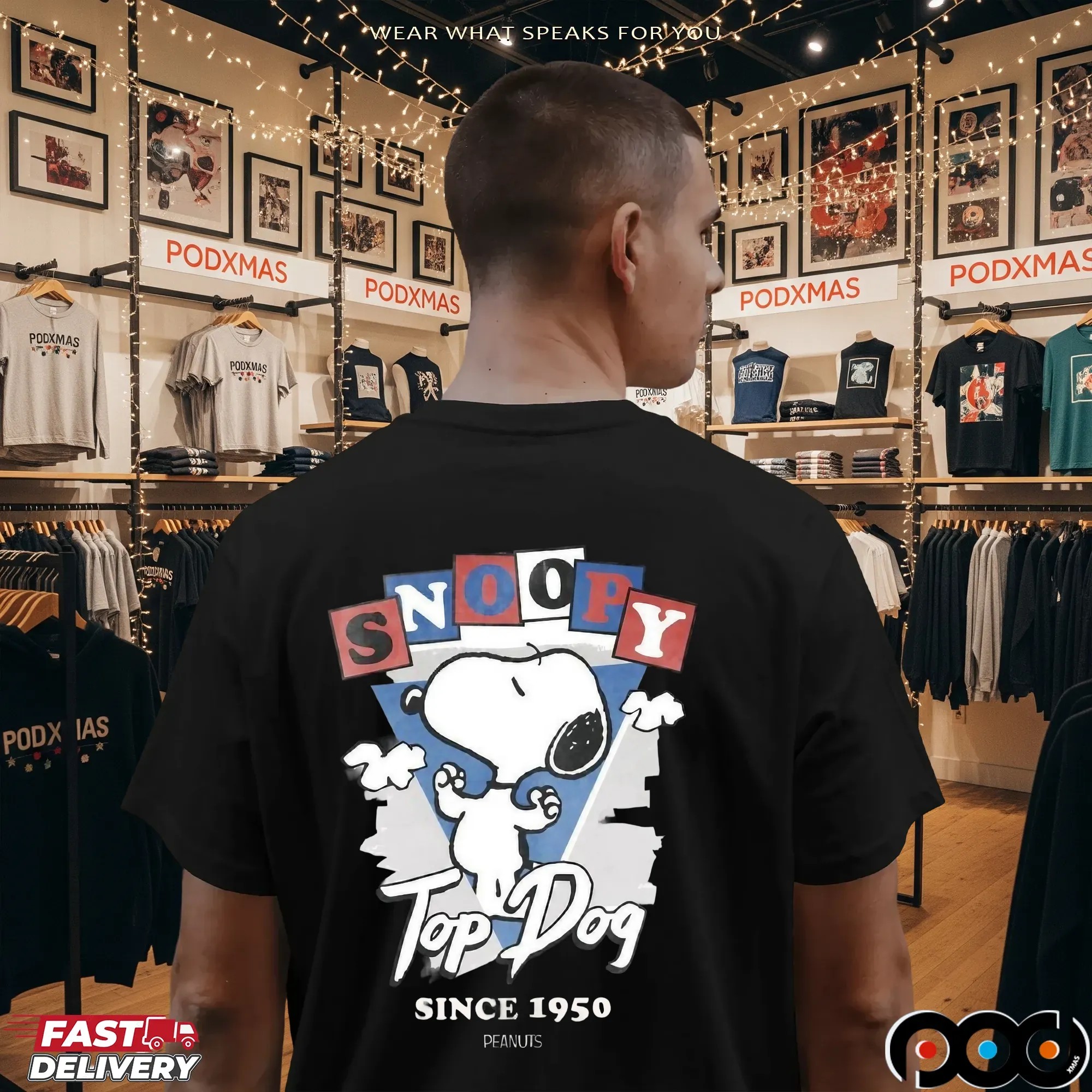 Snoopy Top Dog Since 1950 The Peanuts T Shirt 3 Snoopy Top Dog Since 1950 The Peanuts T Shirt