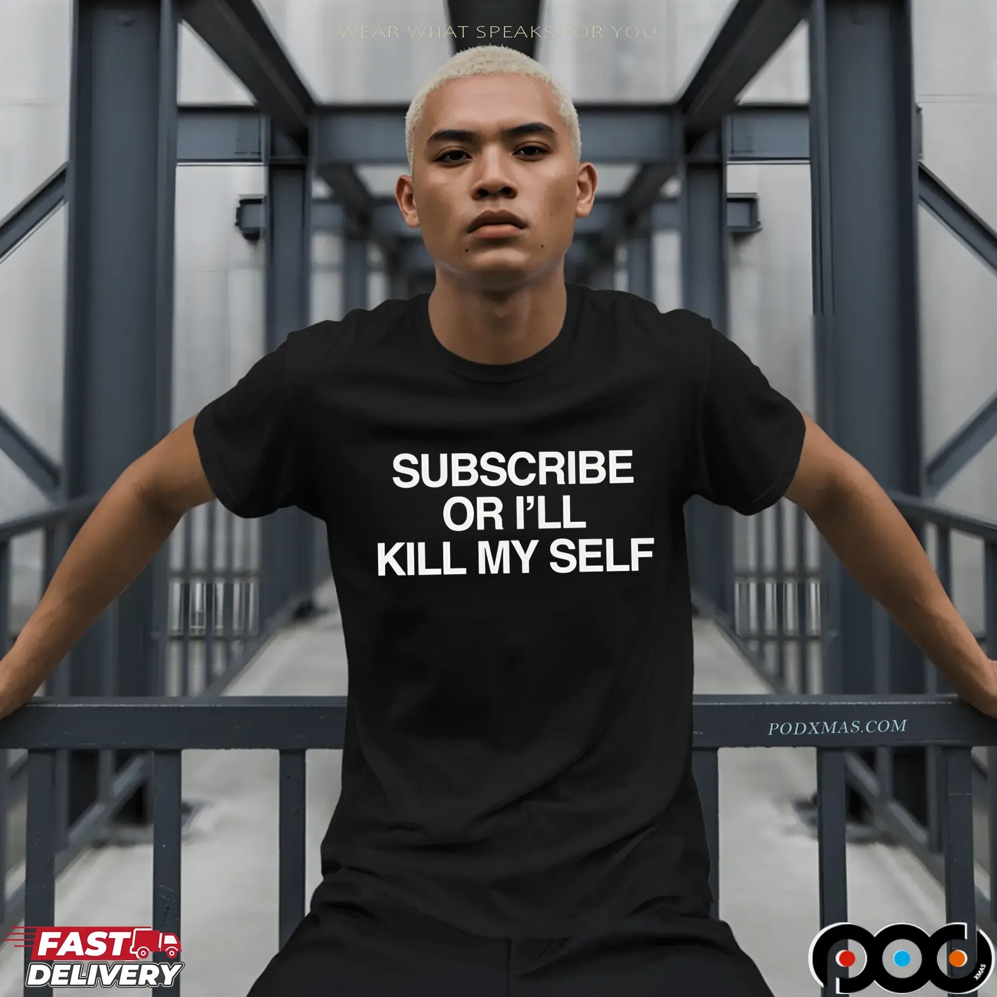 Subscribe Or I'll Kill Myself Meme T Shirt 9 Subscribe Or I'll Kill Myself Meme T Shirt
