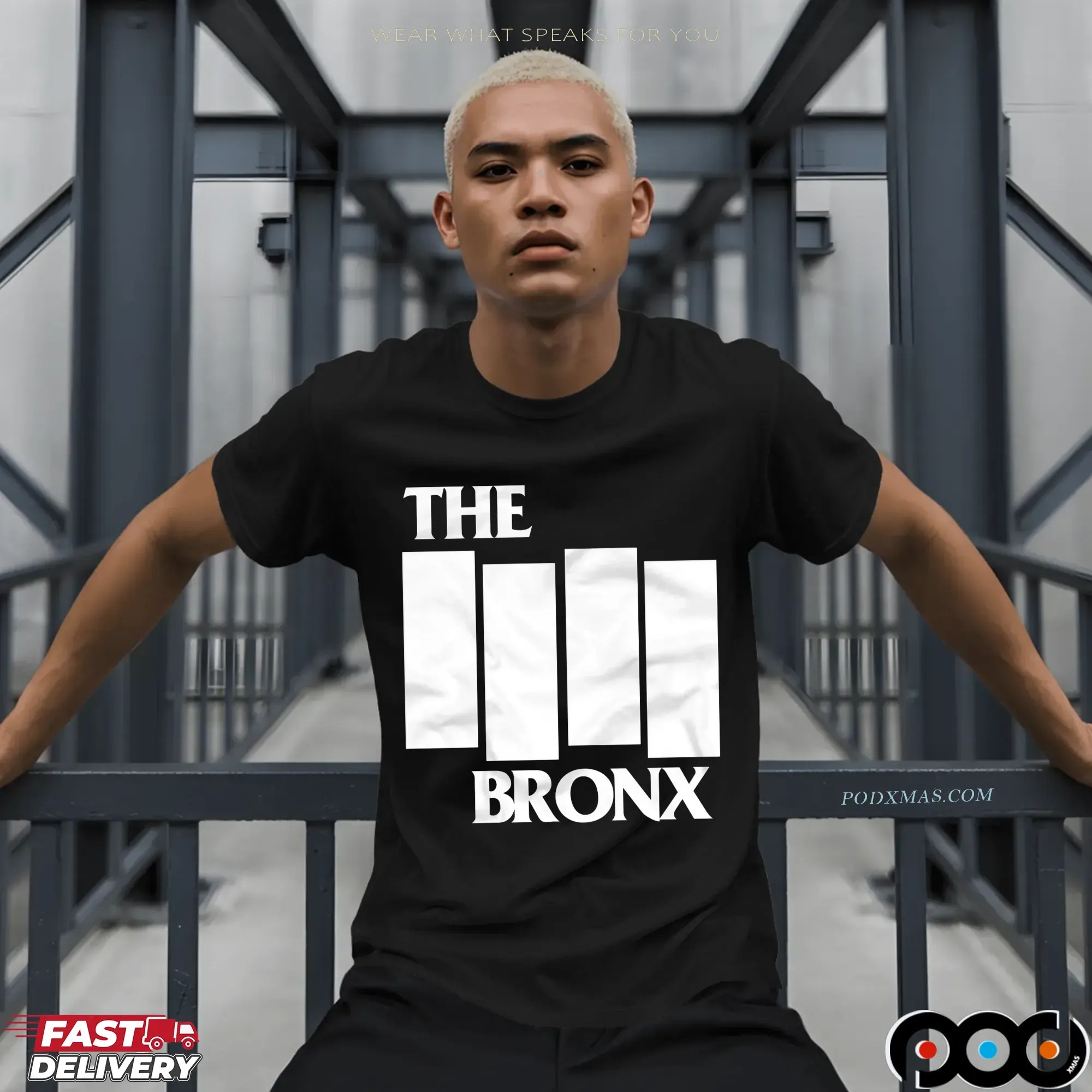 The Bronx Punk Rock Black Flag Band Logo Parody T Shirt