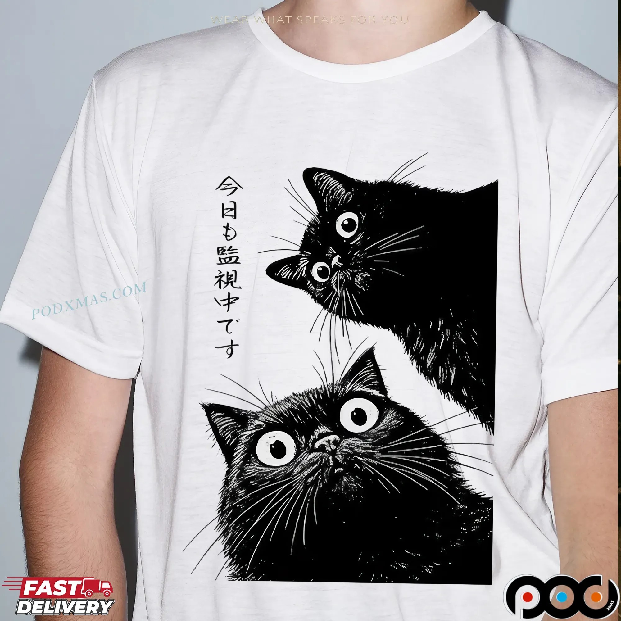 The Cat is Watching Today Classic T Shirt 9 The Cat is Watching Today Classic T Shirt
