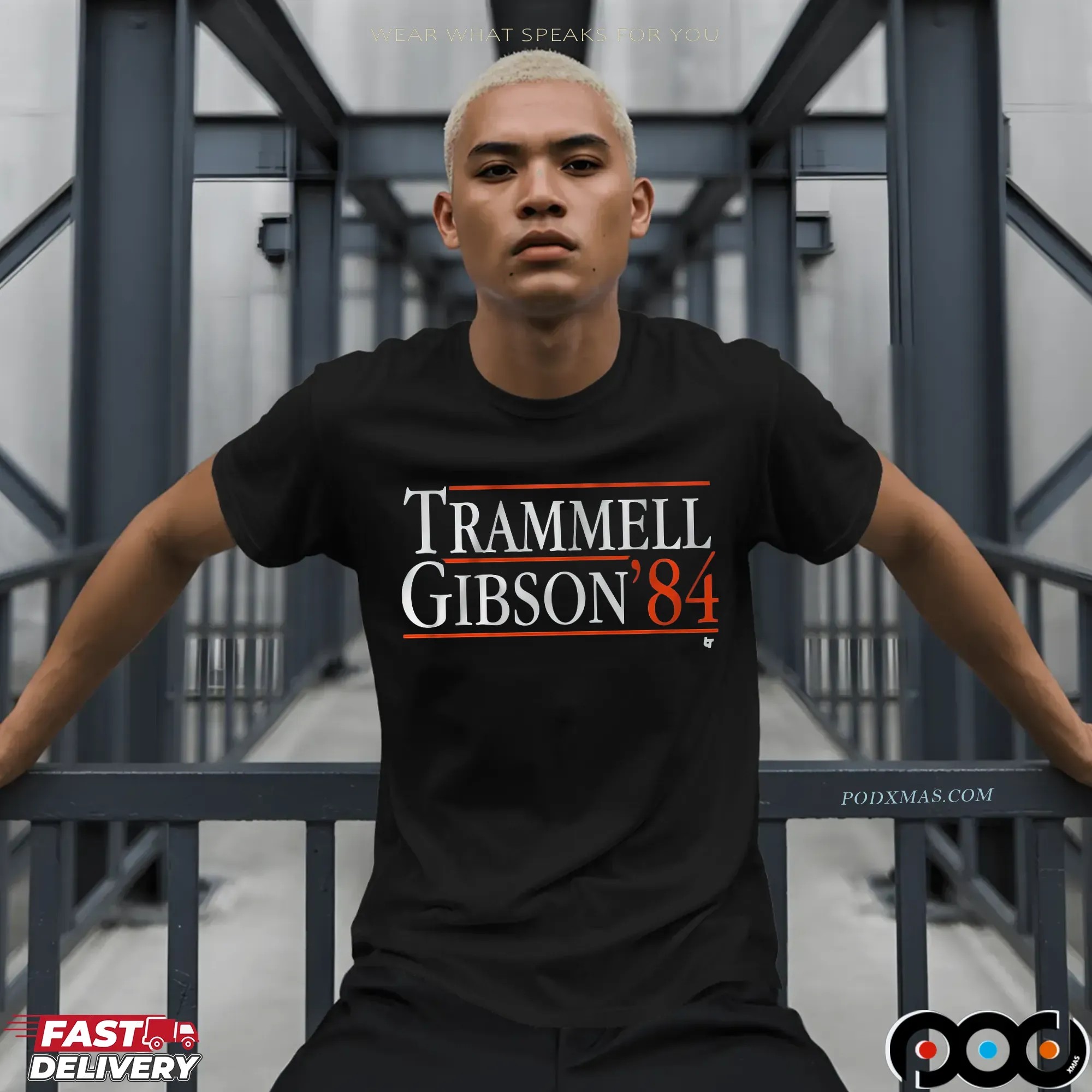 Trammell-Gibson '84 Baseball Player Name T Shirt