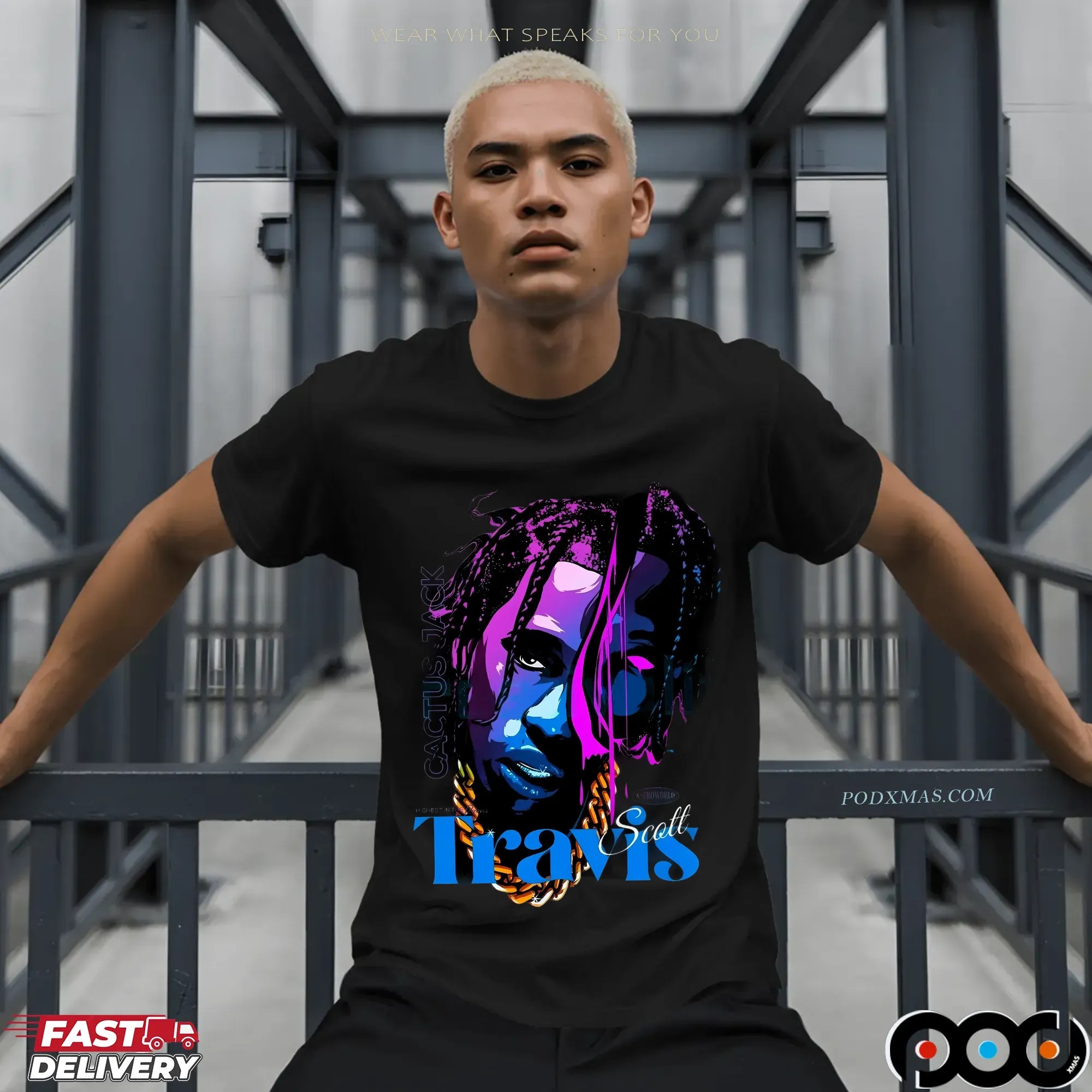 Travis Scott Cactus Jack Neon T Shirt 9 Travis Scott Cactus Jack Neon T Shirt