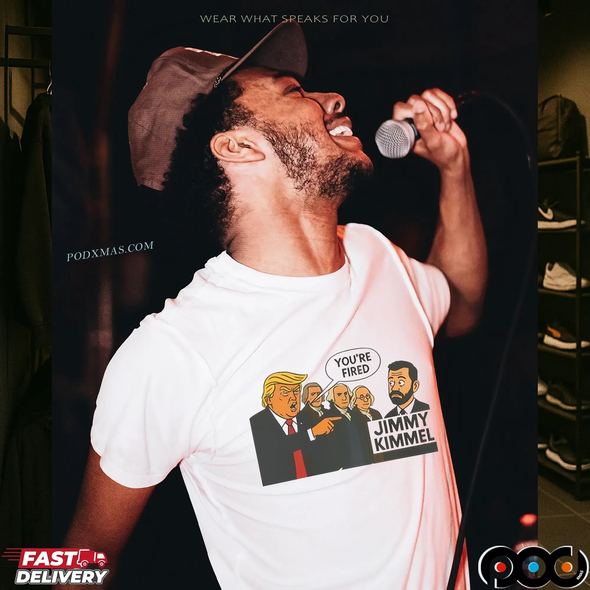 Trump You're Fired Jimmy Kimmel’s Wake-Up Call T Shirt 9 Trump You're Fired Jimmy Kimmel’s Wake-Up Call T Shirt