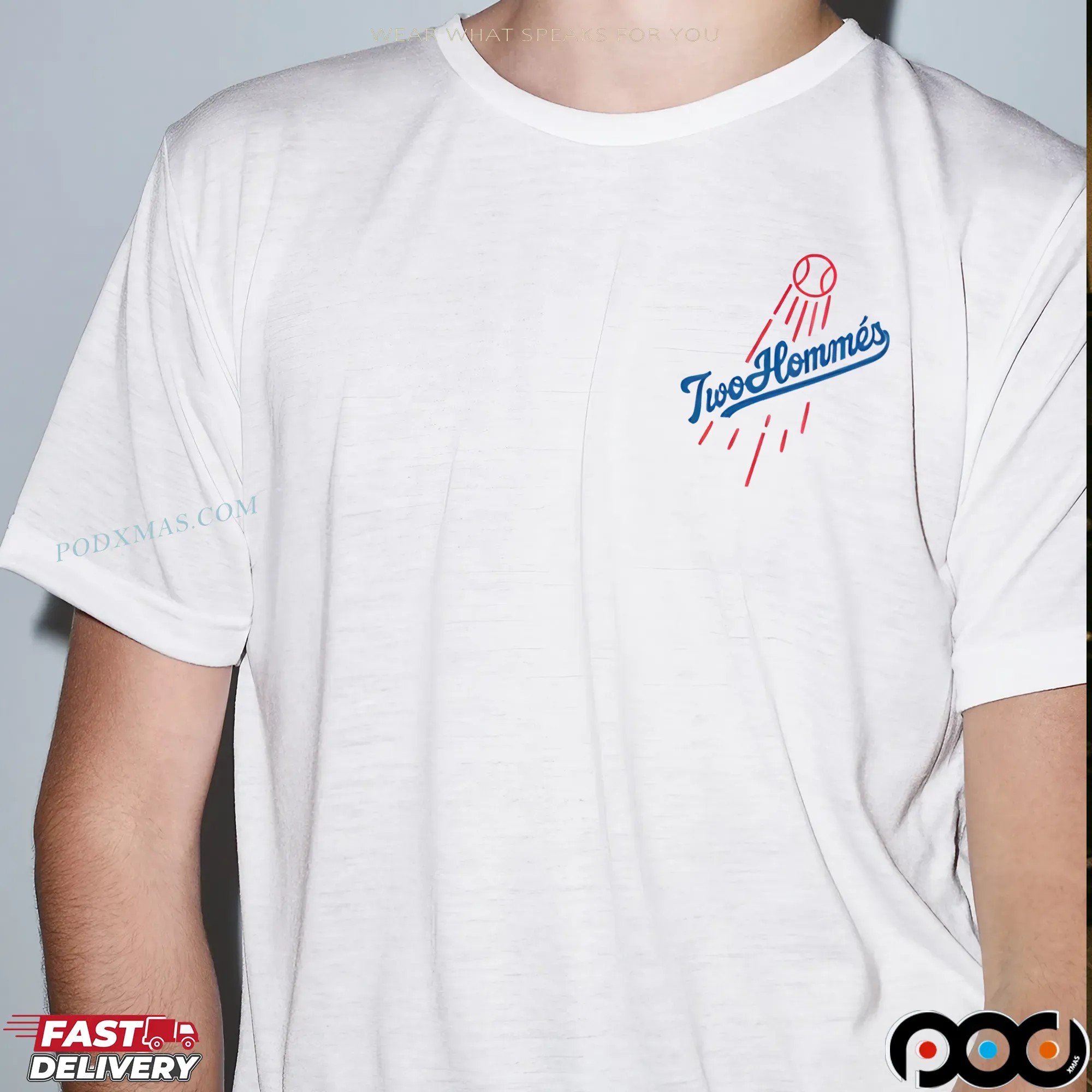 Two Hommés LA Dodgers T Shirt 9 Two Hommés LA Dodgers T Shirt