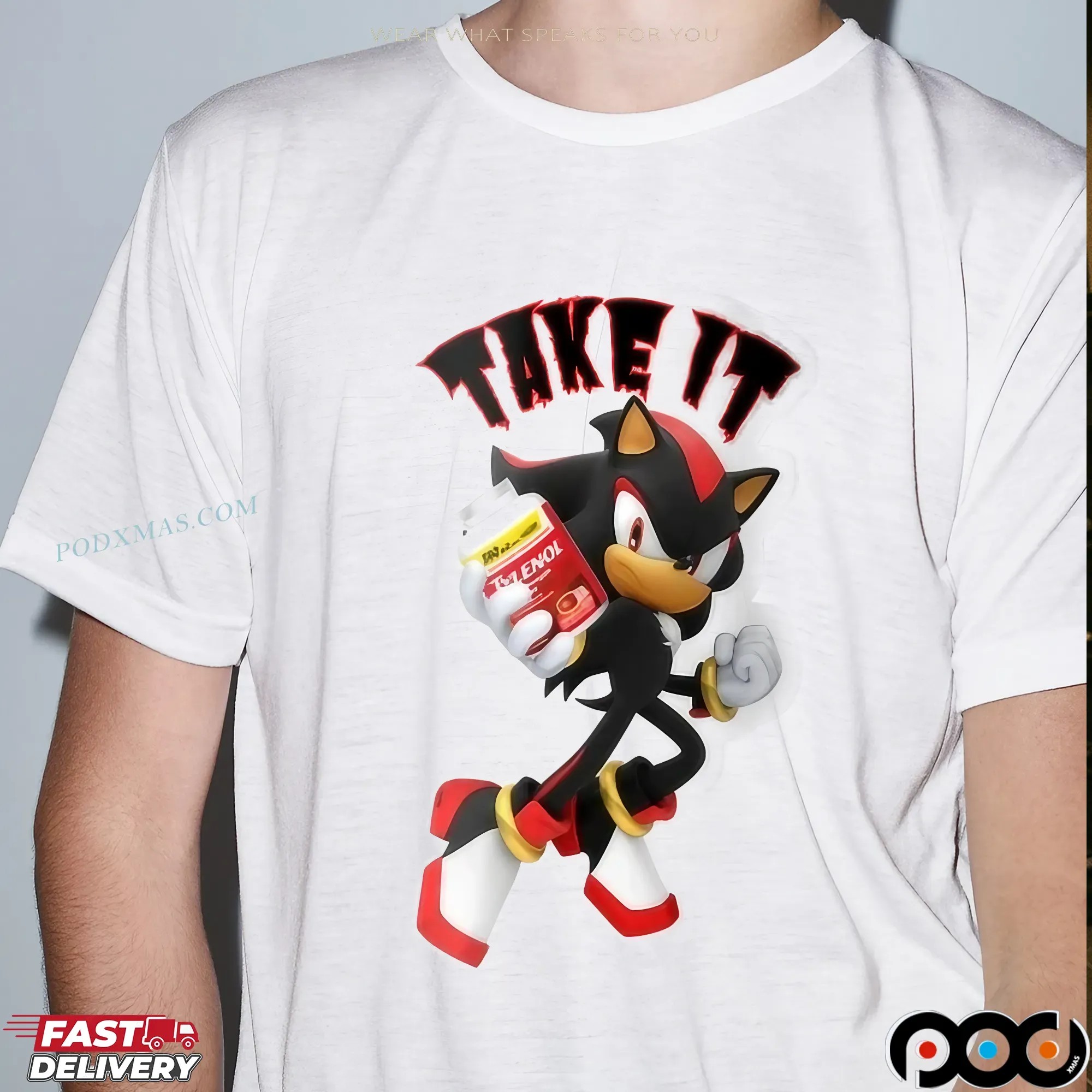 Tylenol Shadow The Hedgehog Take It T Shirt 6 Tylenol Shadow The Hedgehog Take It T Shirt