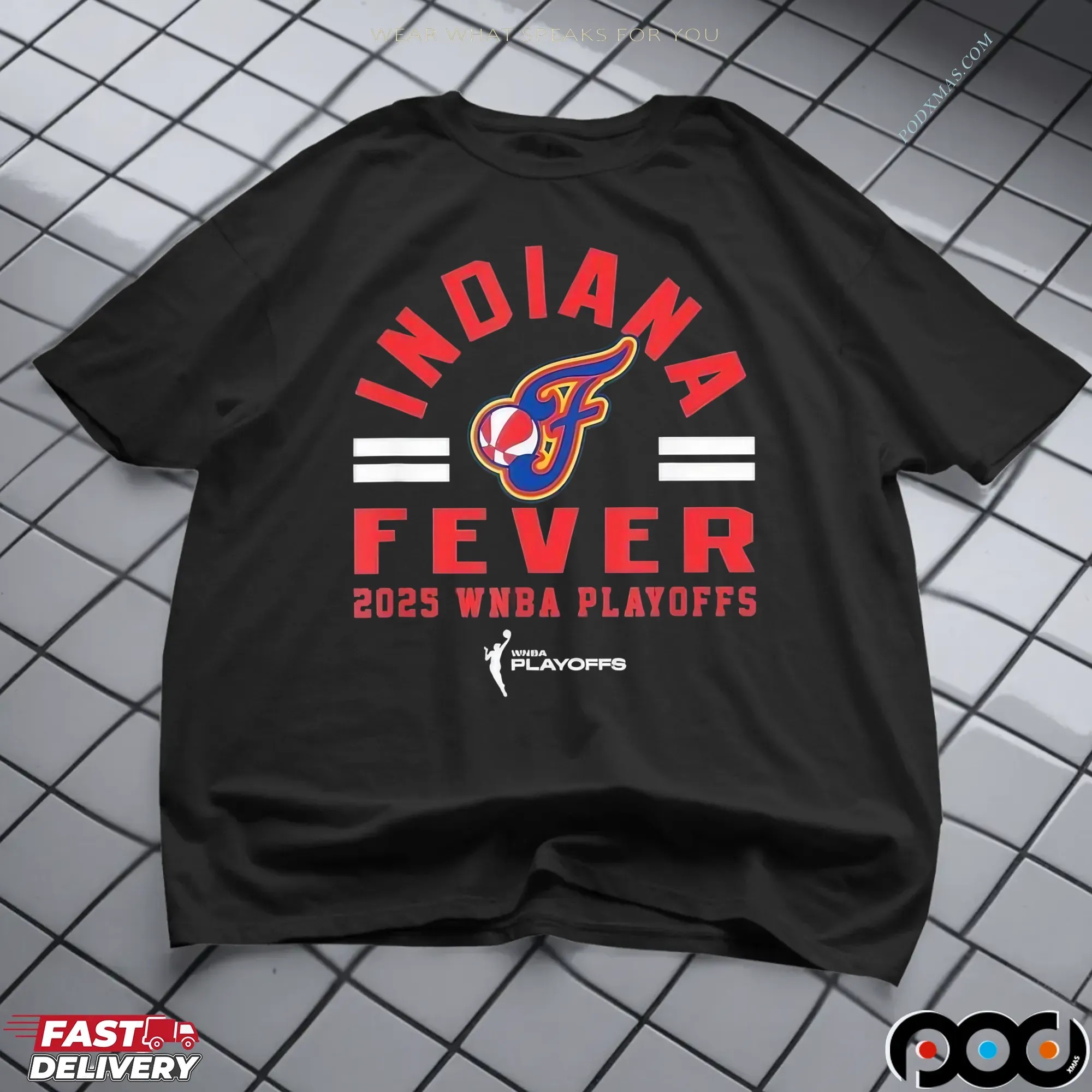 Wnba Indiana Fever 2025 Playoffs Worlds Collide T Shirt