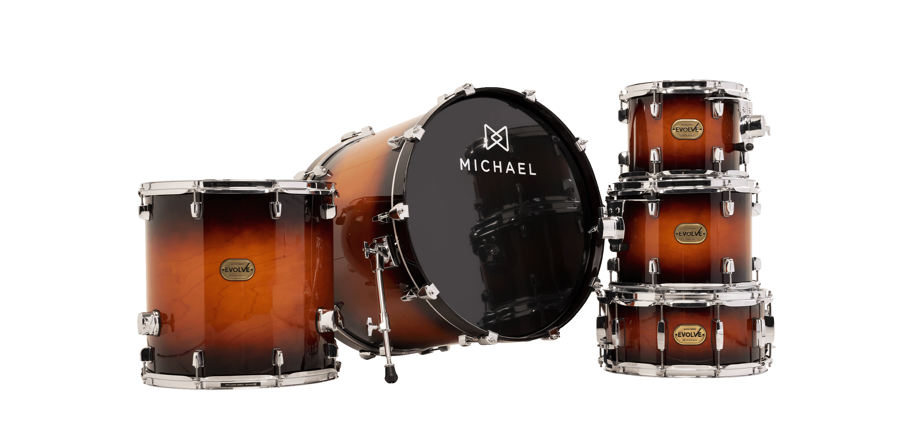 BATERIA MICHAEL EVOLVE DME622 BUMBO 22" (SHELL PACK)