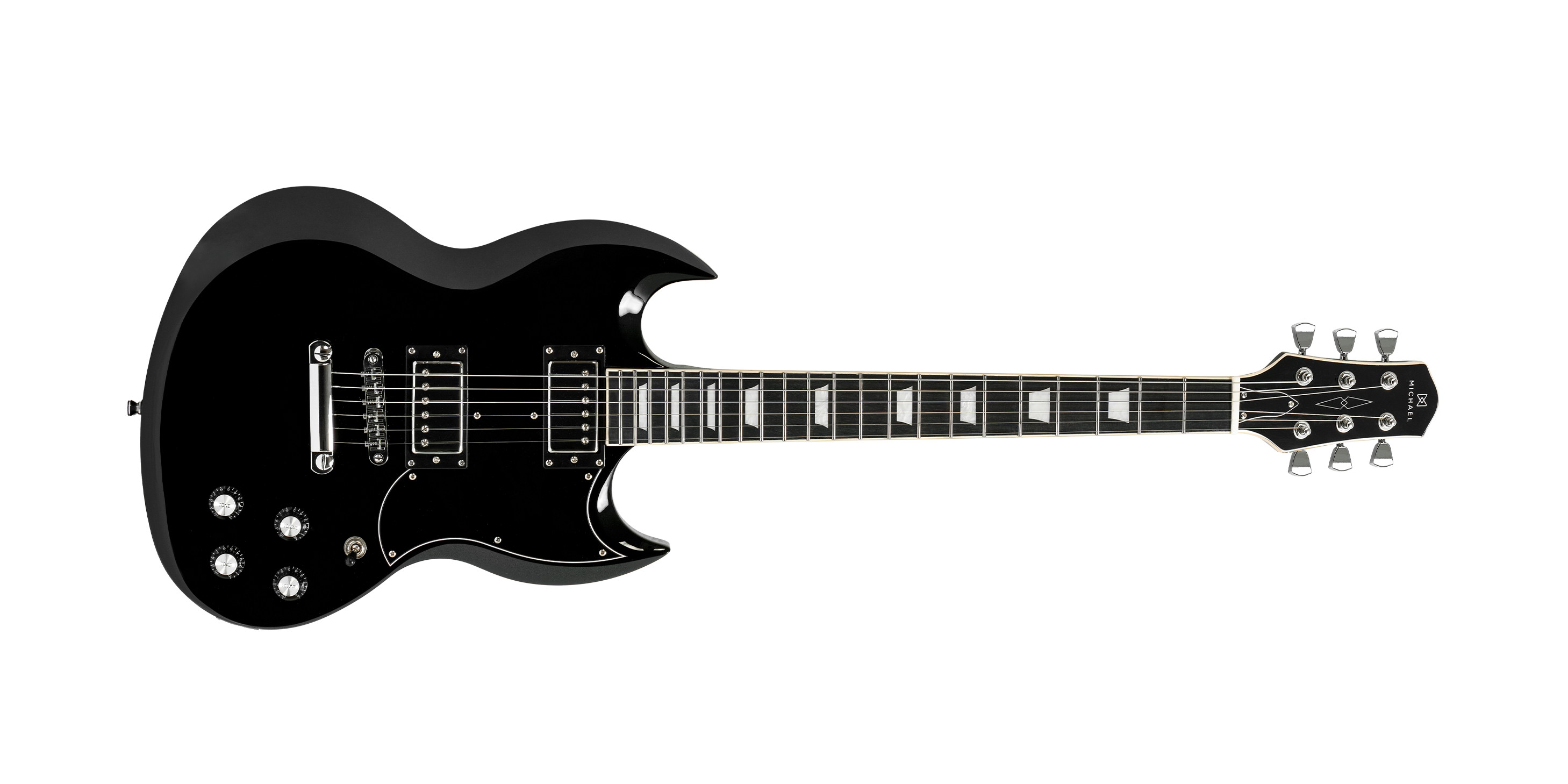 GUITARRA MICHAEL OLDFLAME GMG800 BLK