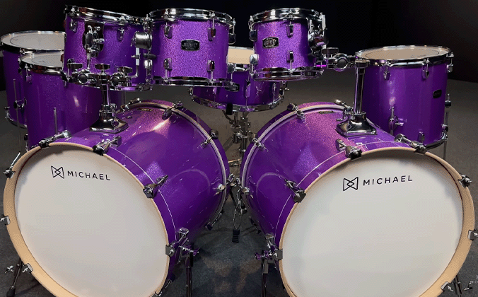 Bateria Michael Journey | Maple + Birch Shell Pack