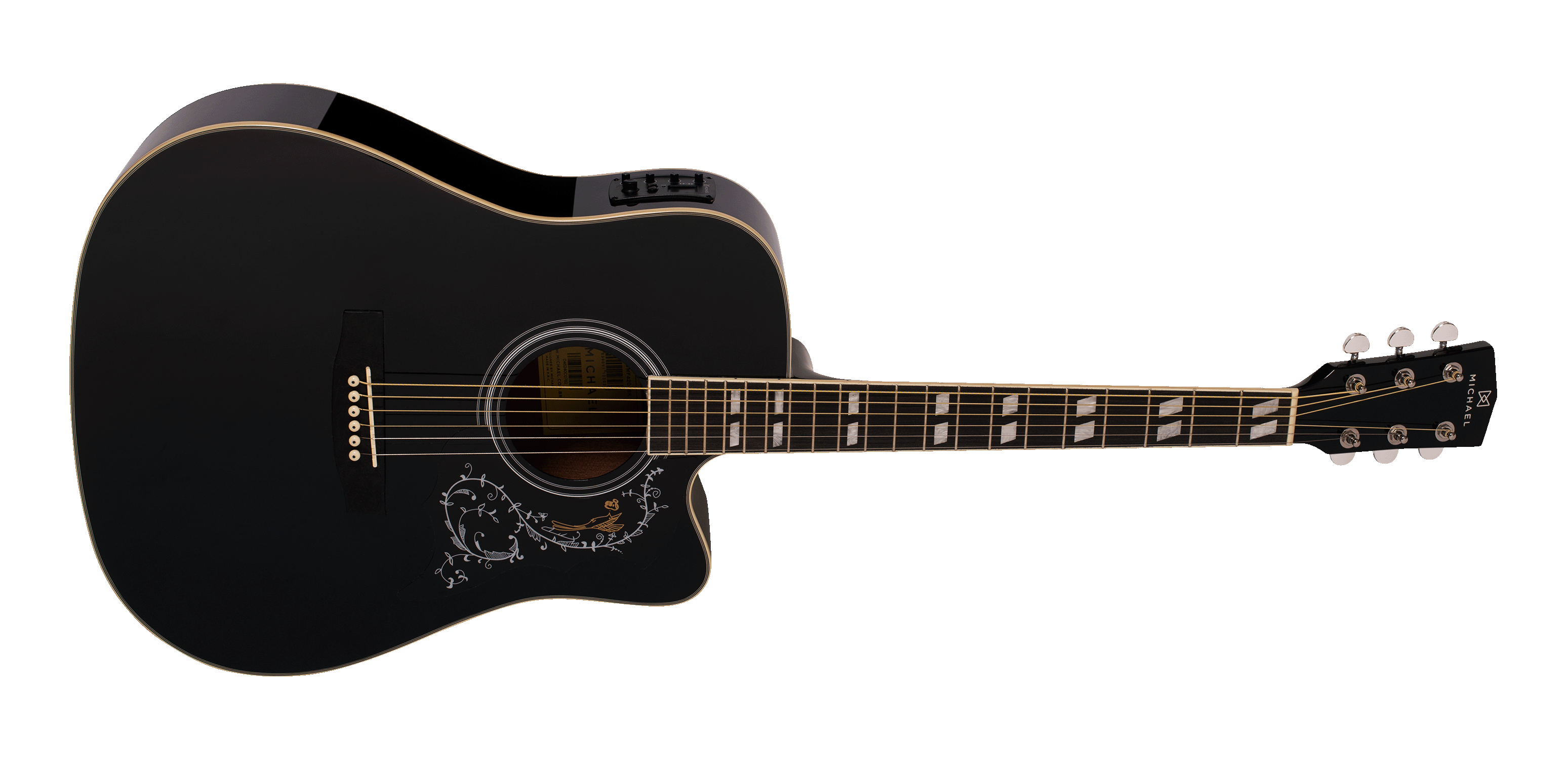 VIOLÃO ELÉTRICO MICHAEL FOLK FREEBIRD VMF420