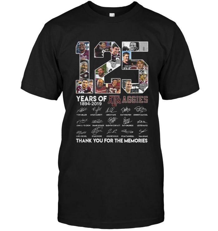 125 Years Of Texas A&m Aggies Shirt