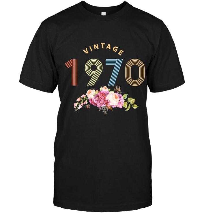 1970 Vintage Flower Shirt