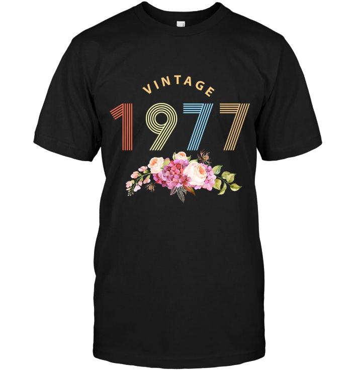 1977 Vintage Flower Shirt